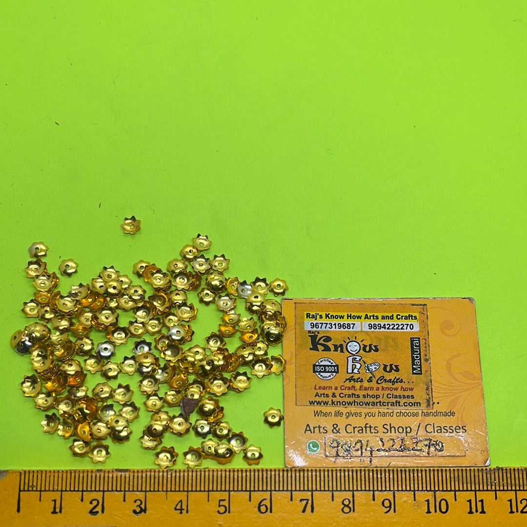 Small metal beads caps  for jewelry more than 25pc