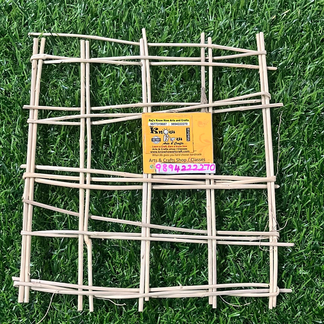 Neutral Bamboo none tree guards for garden medium size