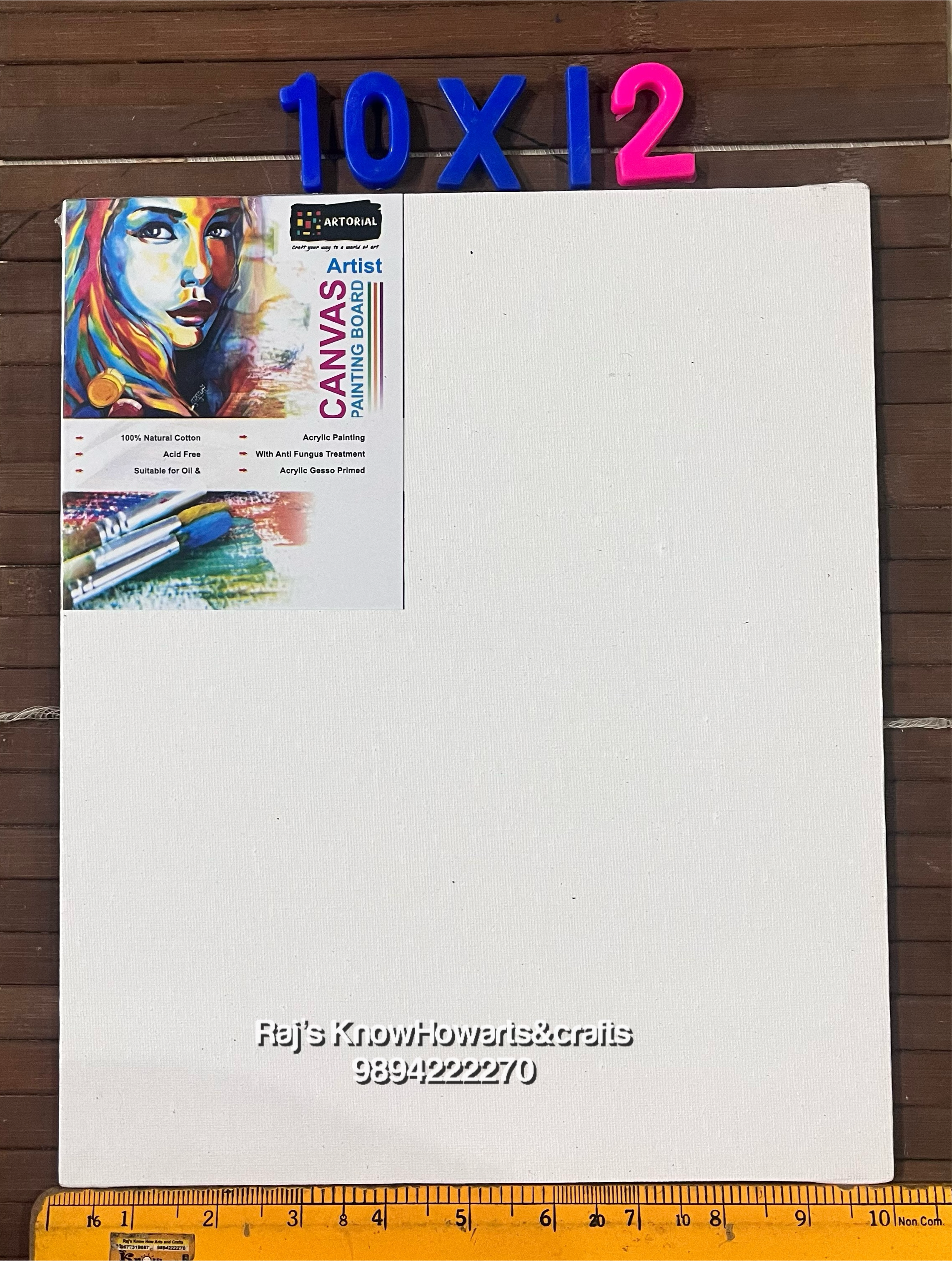 Canvas painting board 10x12