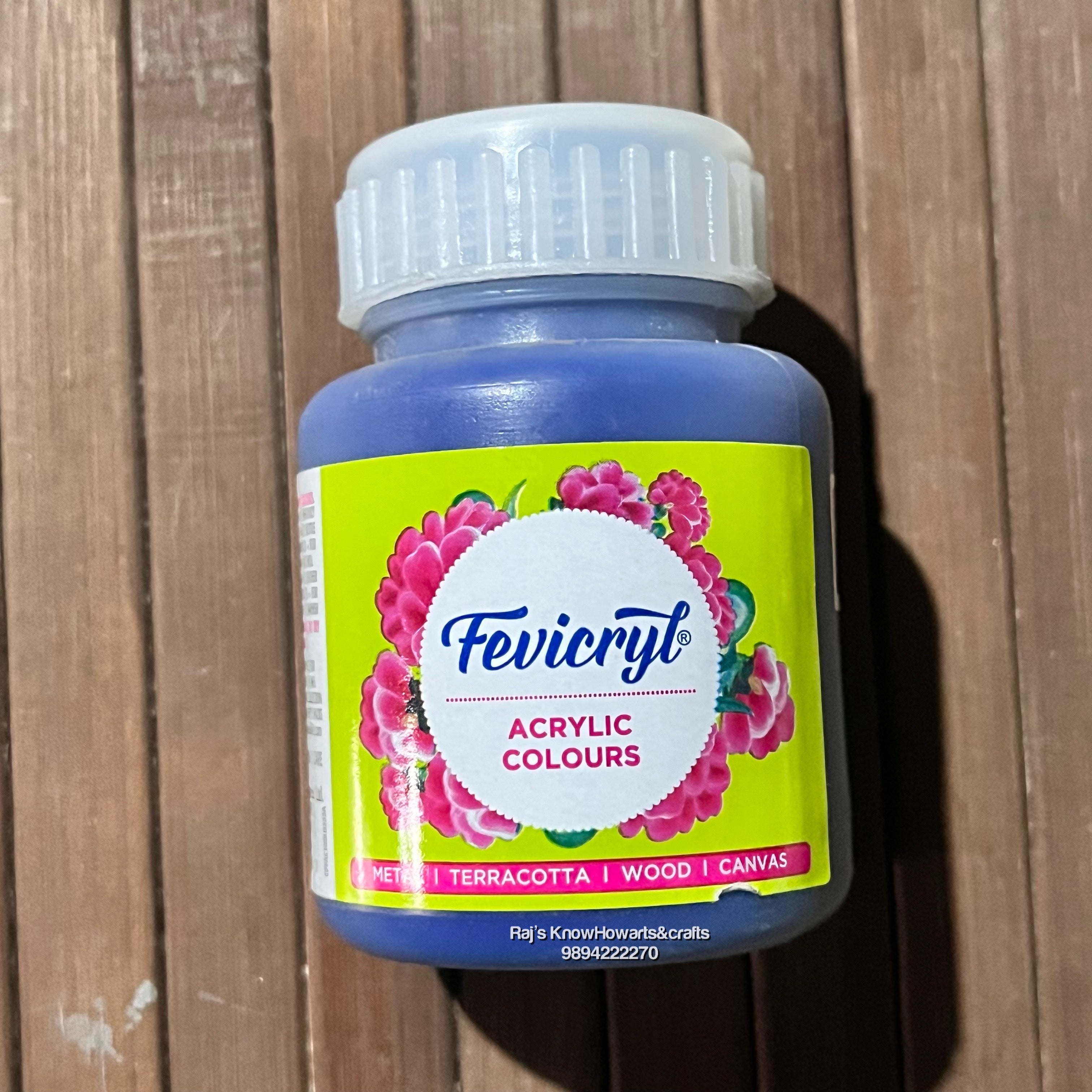 Prussian Blue 100ml fevicryl Acrylic color -1 bottle