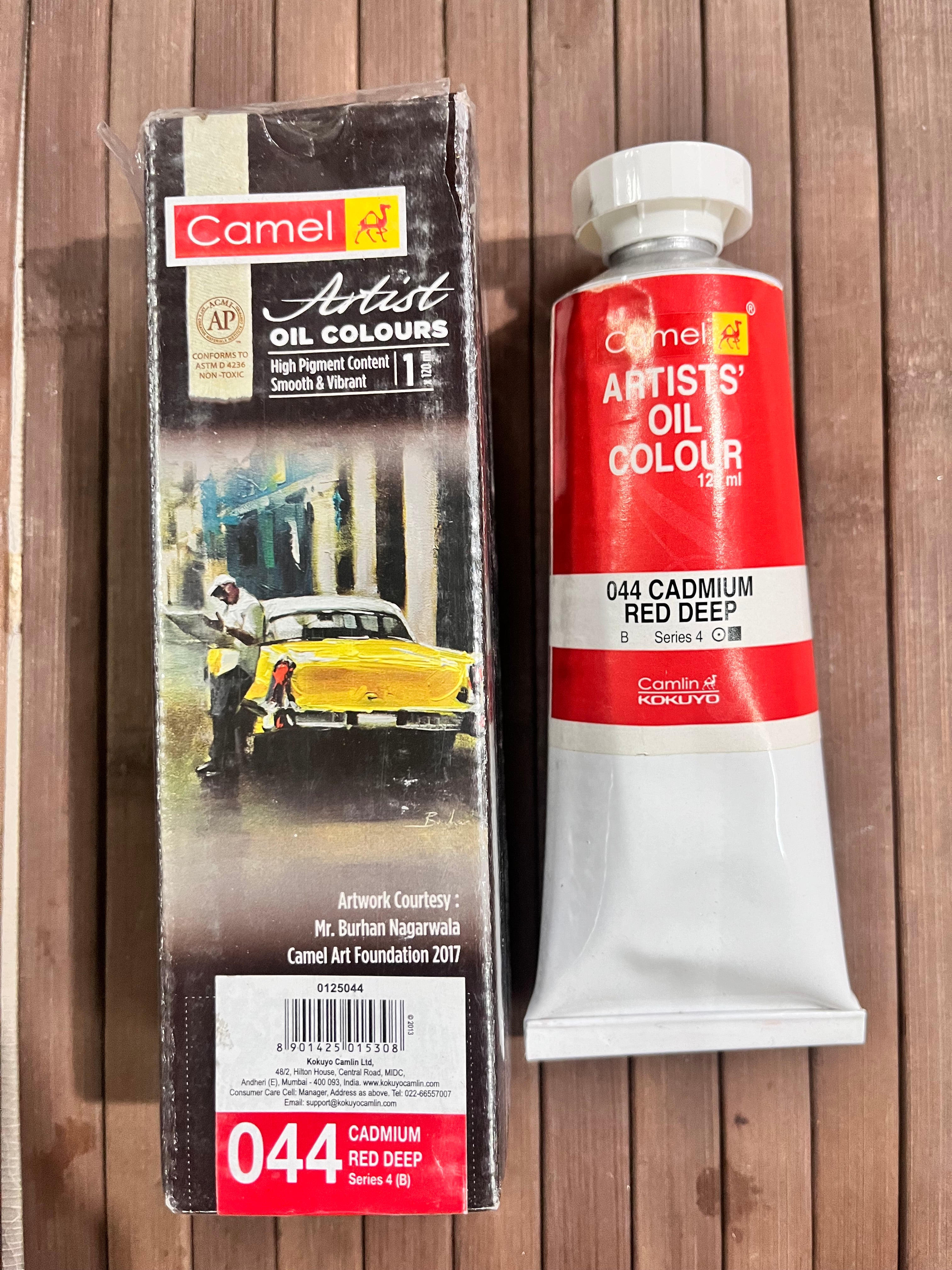 Artist Oil Colours 044 cadmium red deep - 120 ml- 1 tube