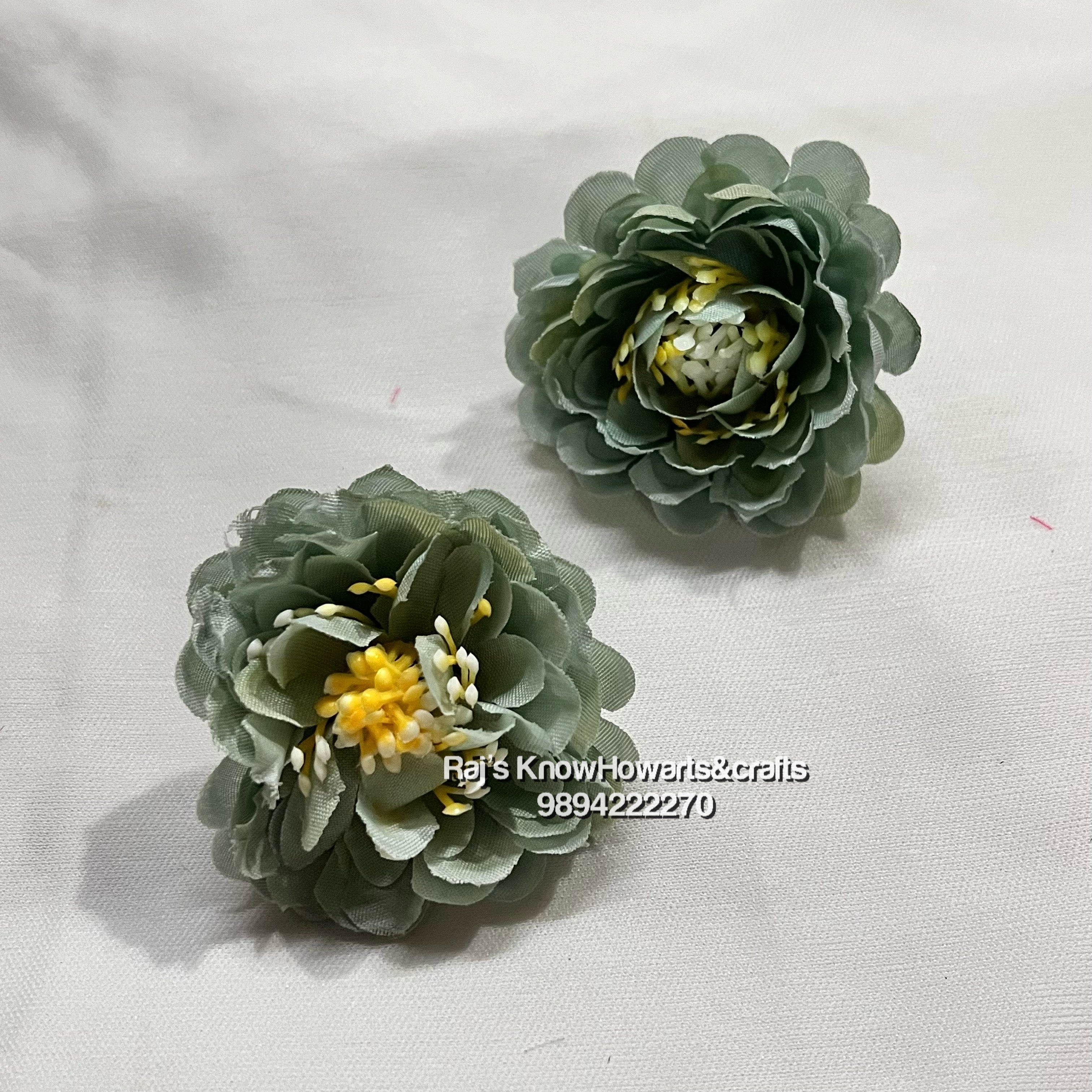 Dhalias Pastel Green- 10 pc in a pack