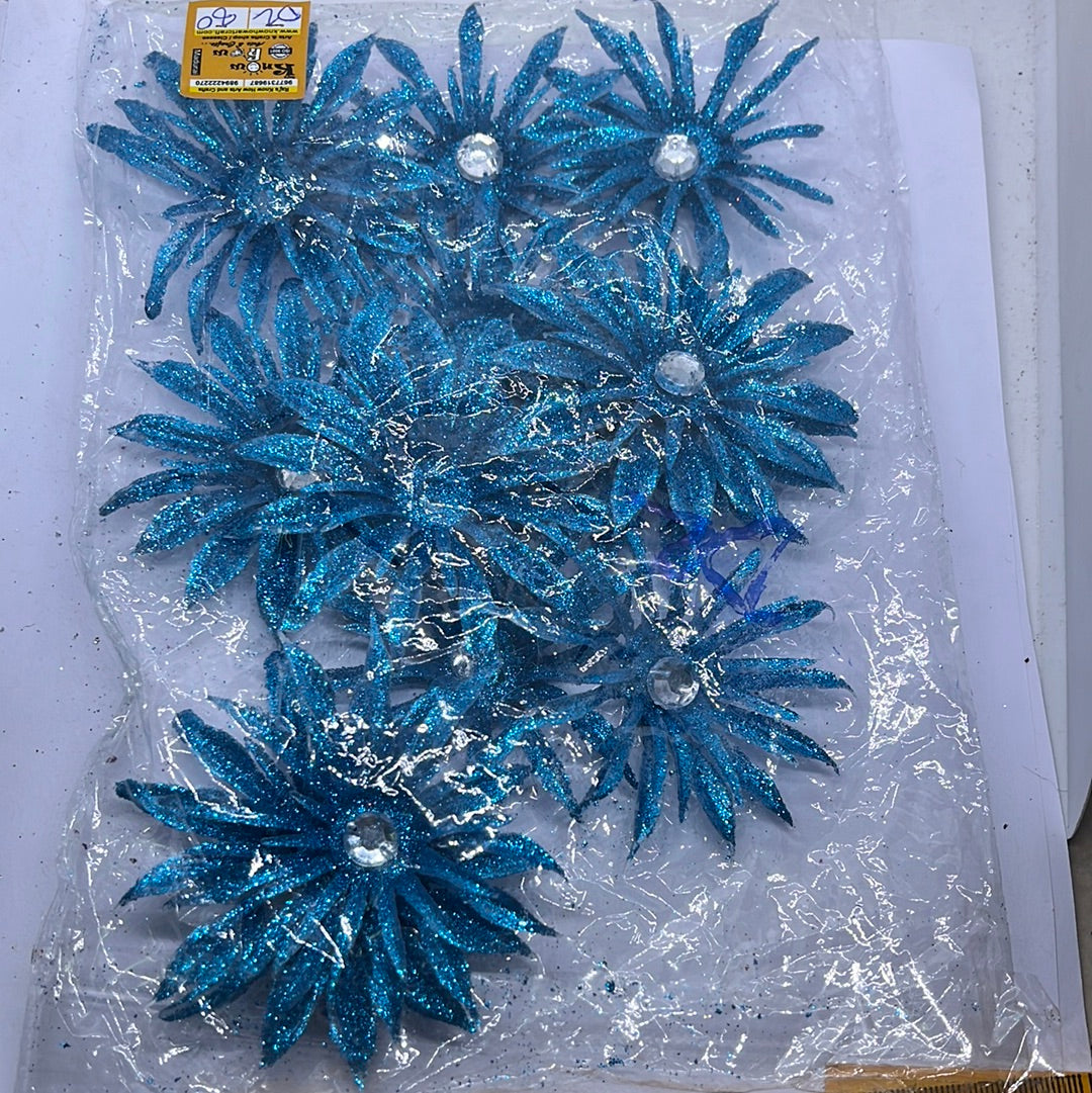Acrylic fancy attractive artificial flower art and craft decoration - 1 packet