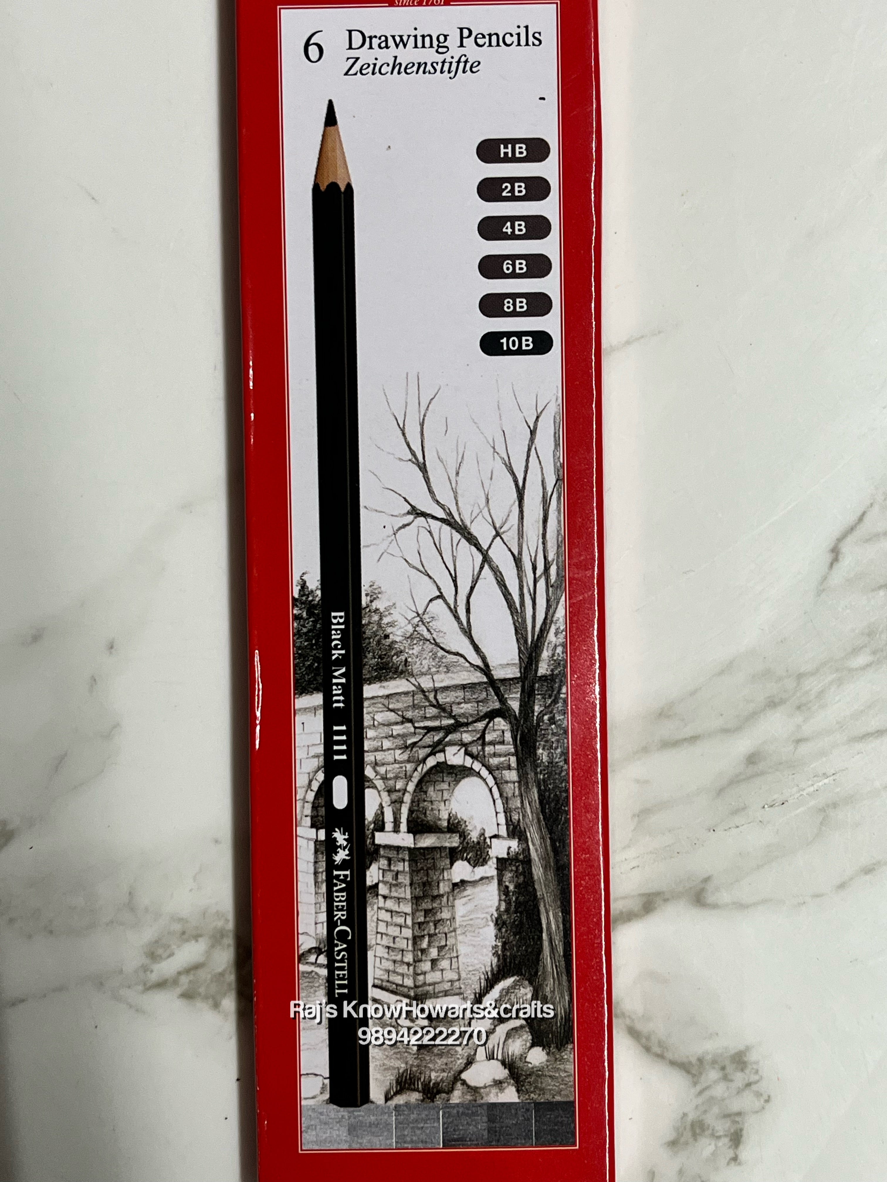 Faber  Castell 6 Drawing pencils