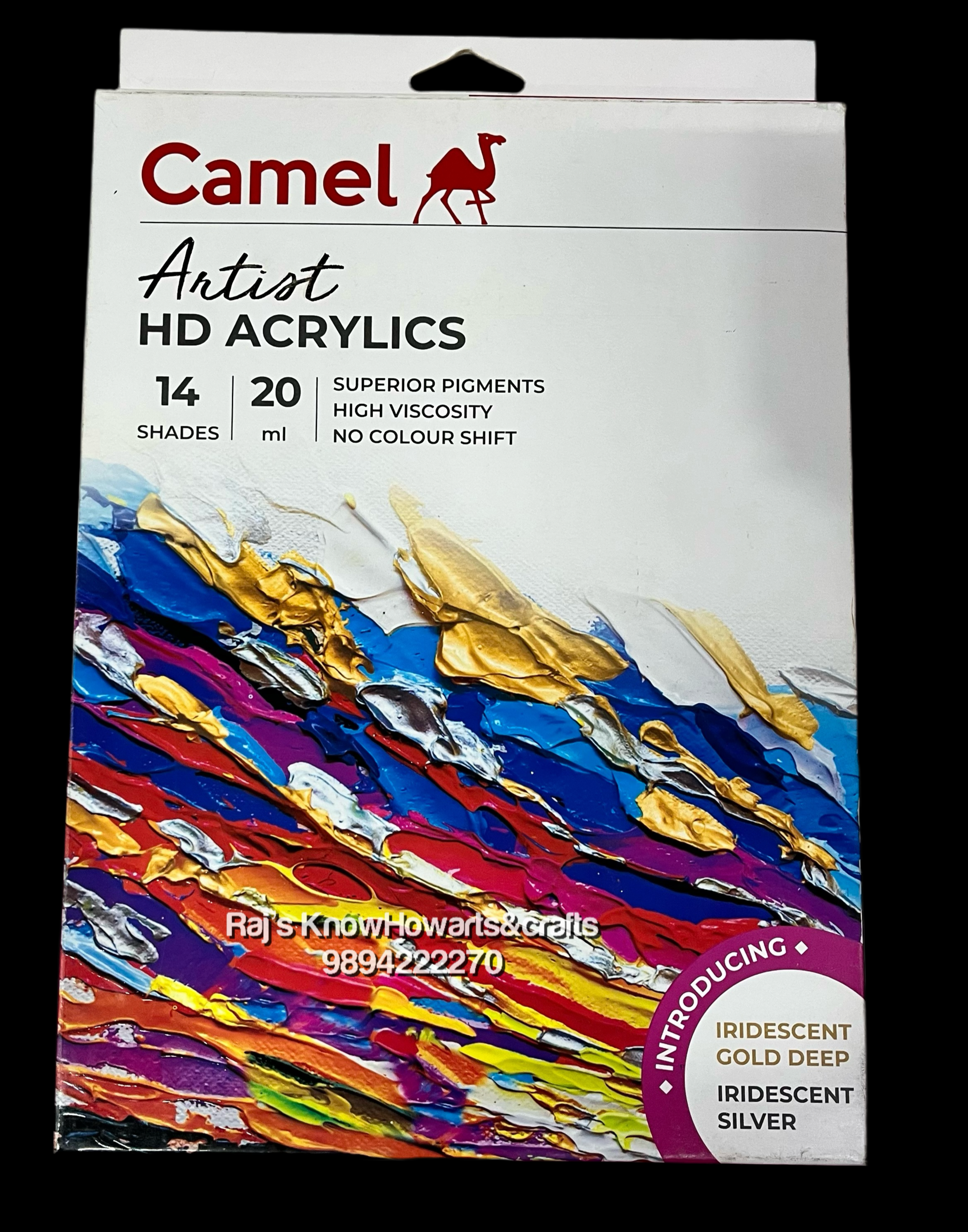 camel Artist HD Acrylic 14 shades 20ml