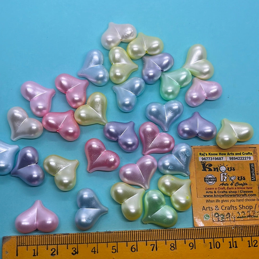 Pastel color design beads -50g 2