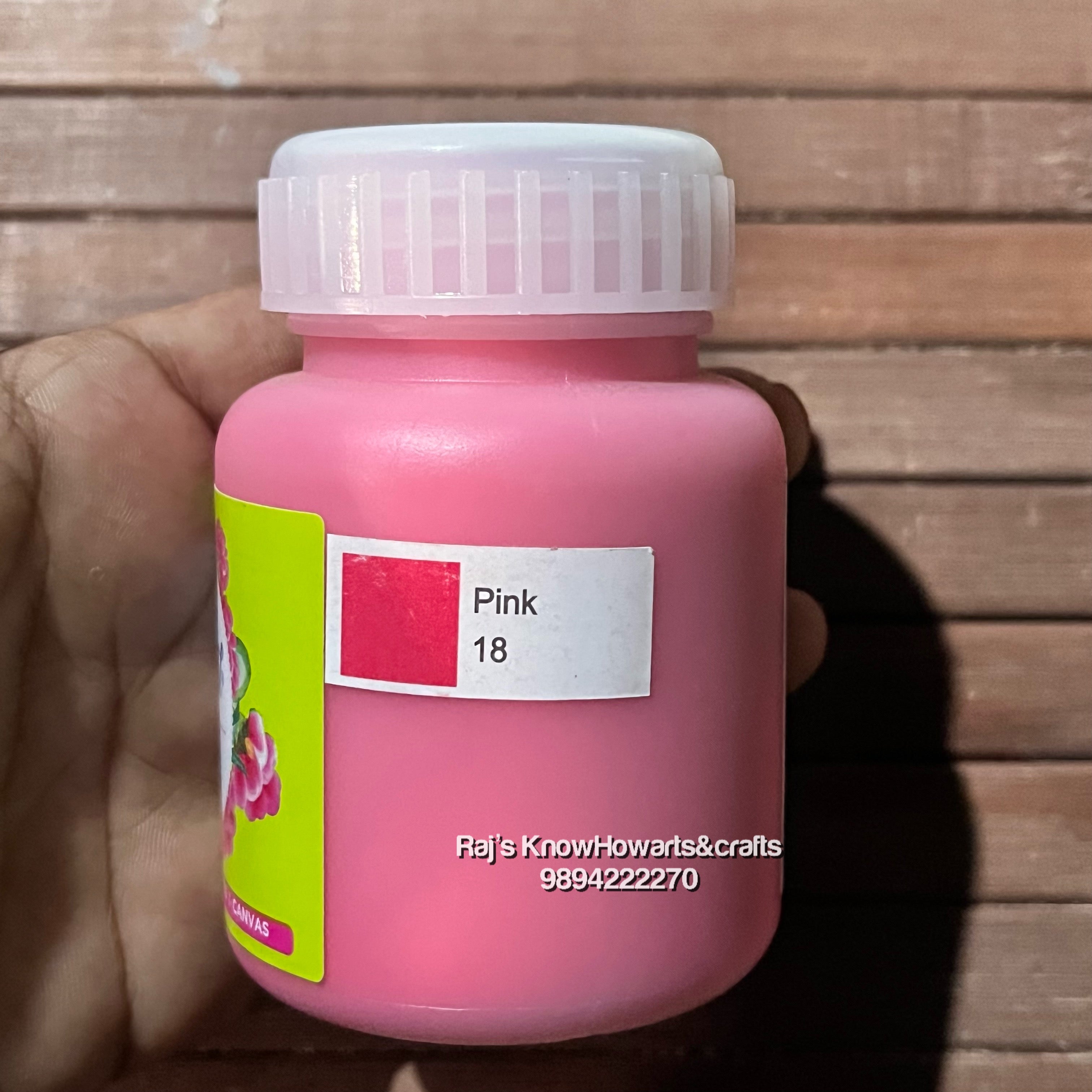 Pink 100ml fevicryl Acrylic color -1 bottle