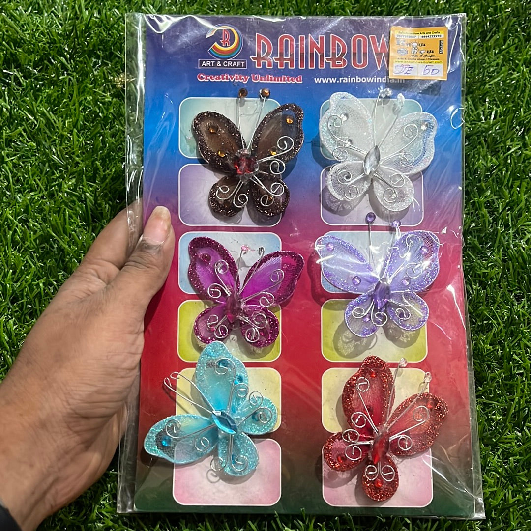 Stocking butterfly 6 in 1