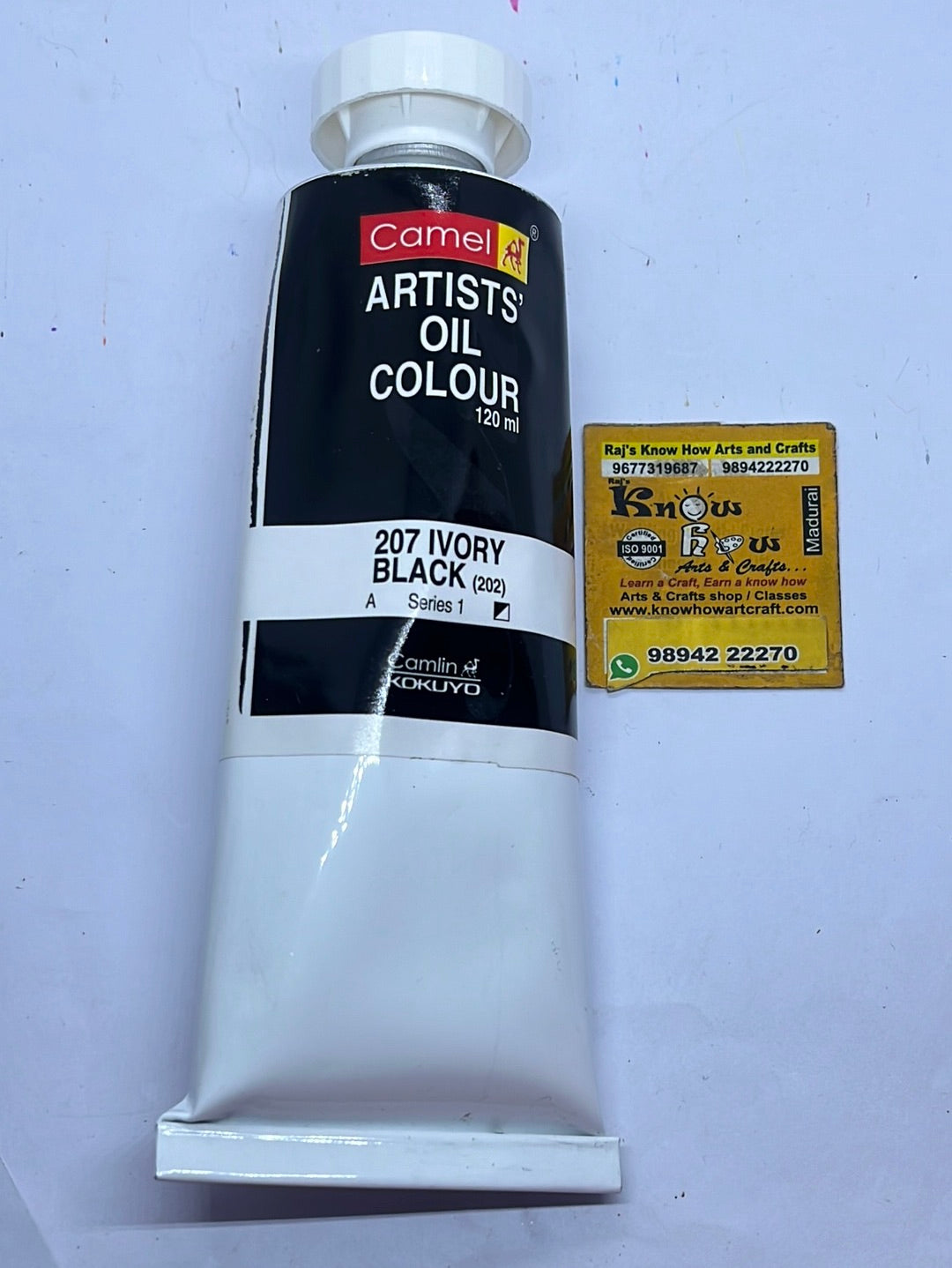 Artist Oil Color Ivory black 120 ml- 1 tube