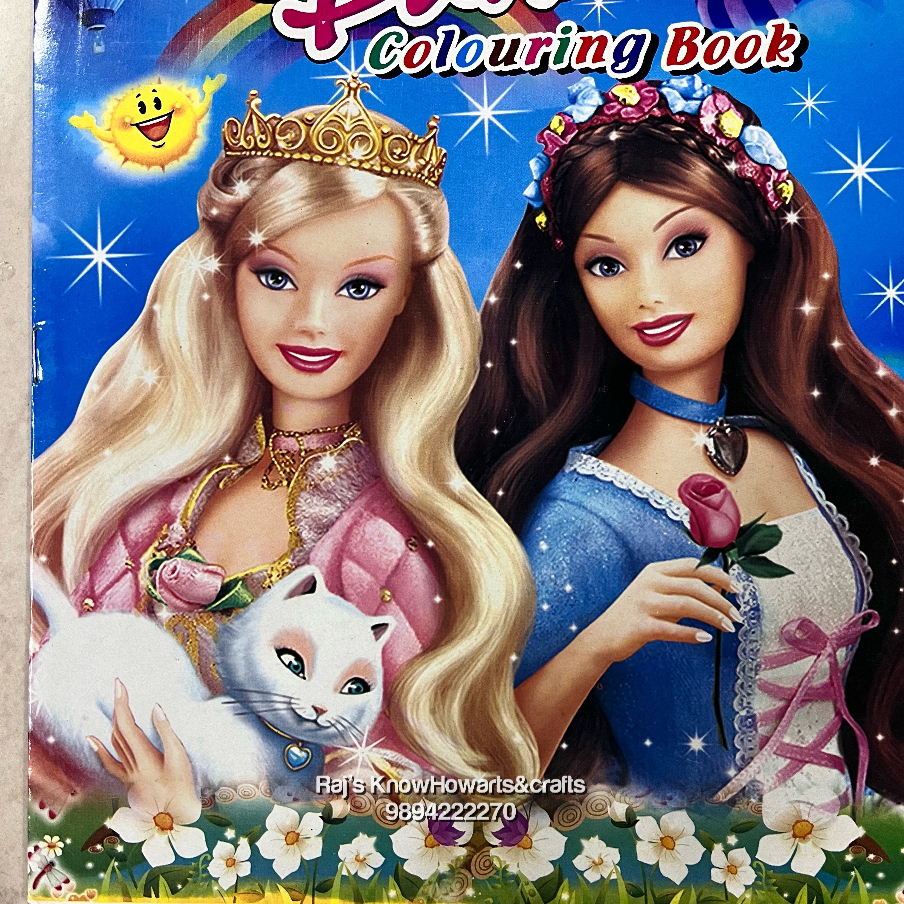 Barbie colouring book