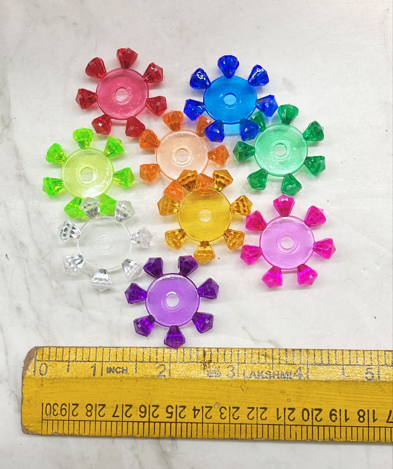 Chakri multicolour beads -100g pack