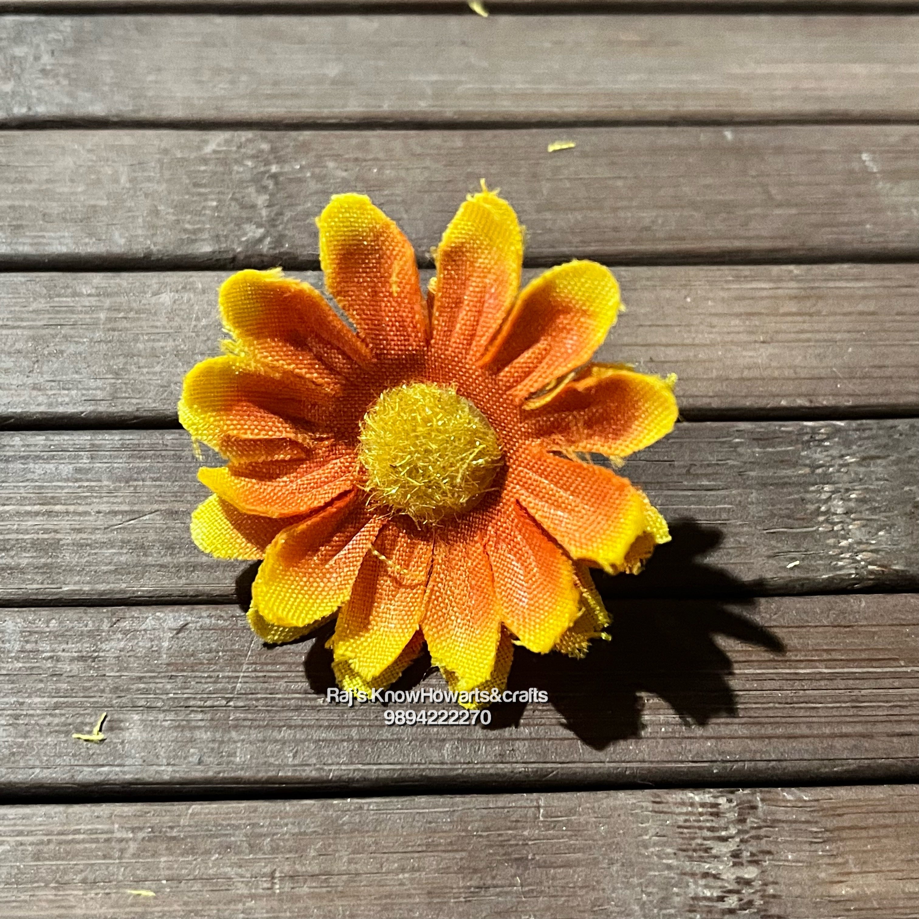 Daisy Flower orange- 10 piece in a Pack