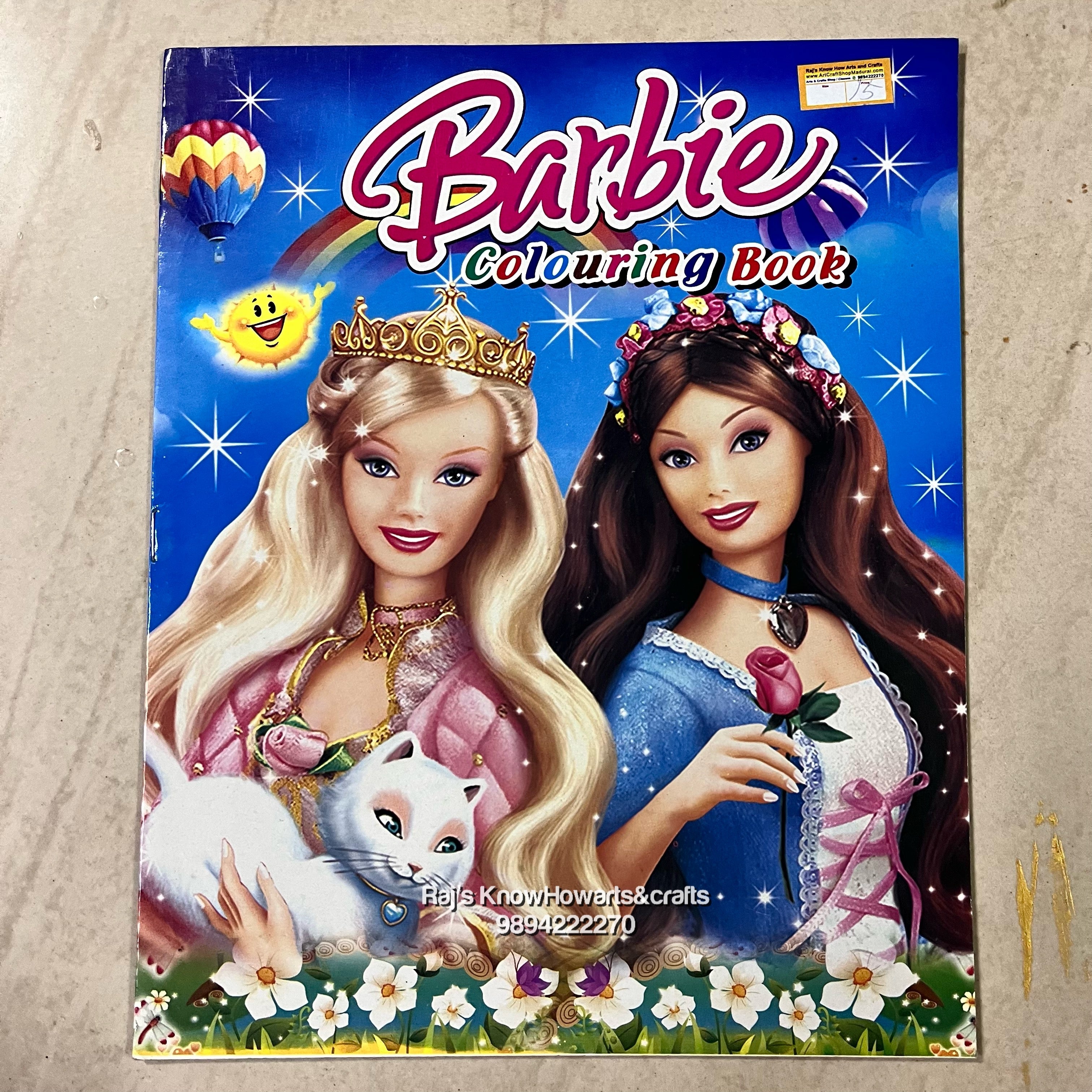 Barbie colouring book