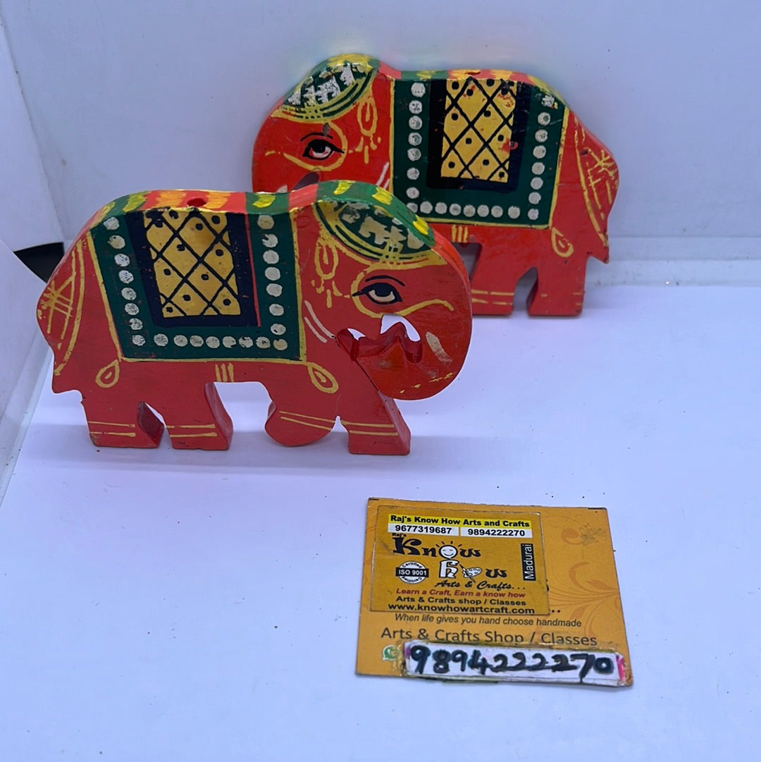 2pcs set of decorative elephant for home decor