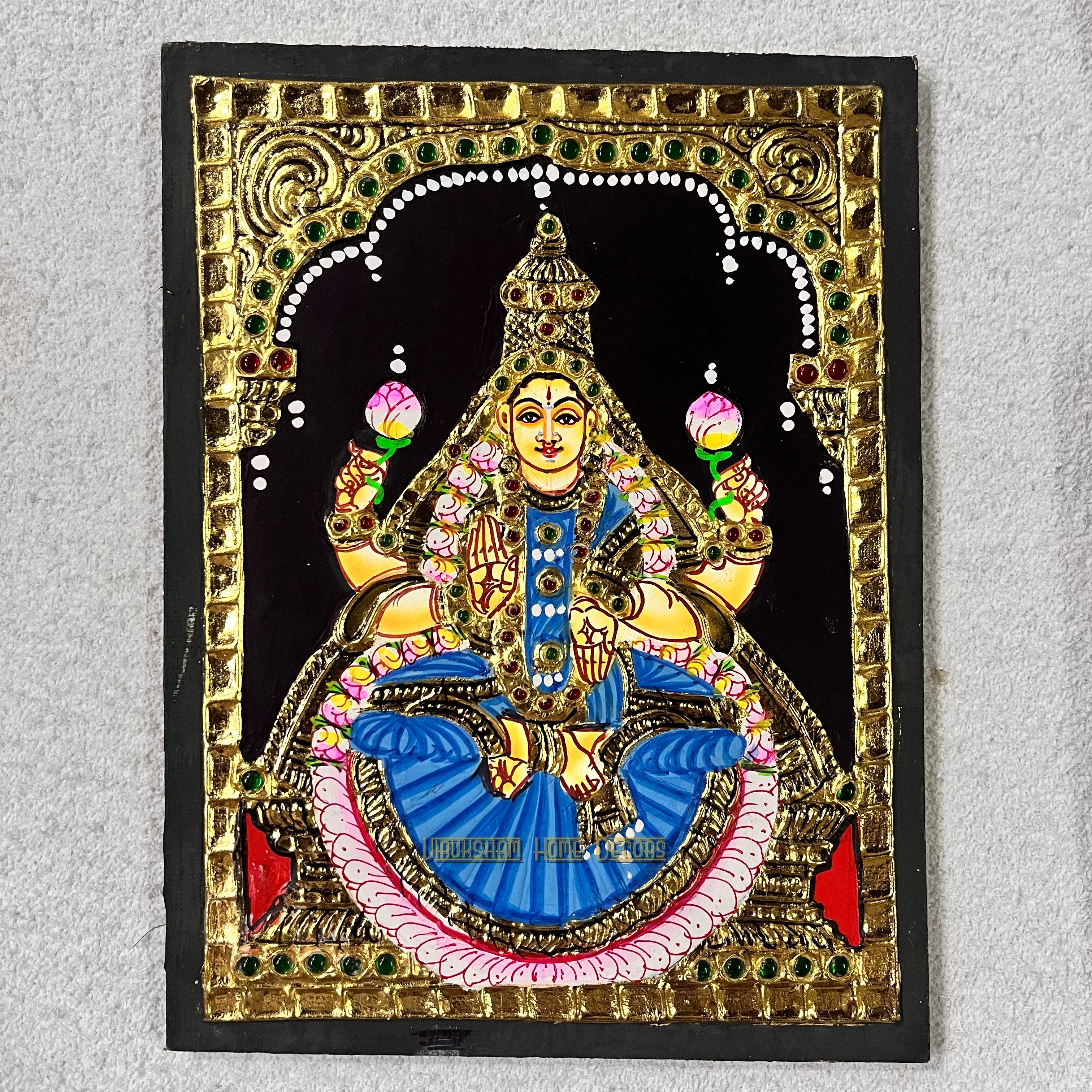 Ashtalakshmi set Coloured Tanjore paintings