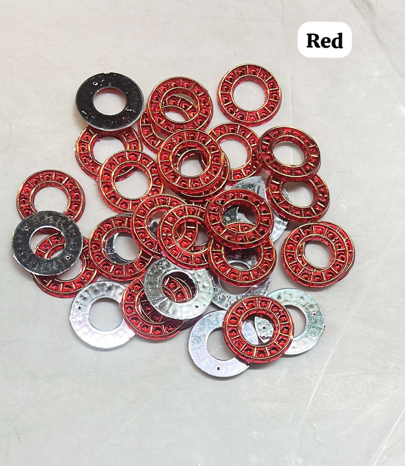 Rakhi kundan 50g-1pack assorted