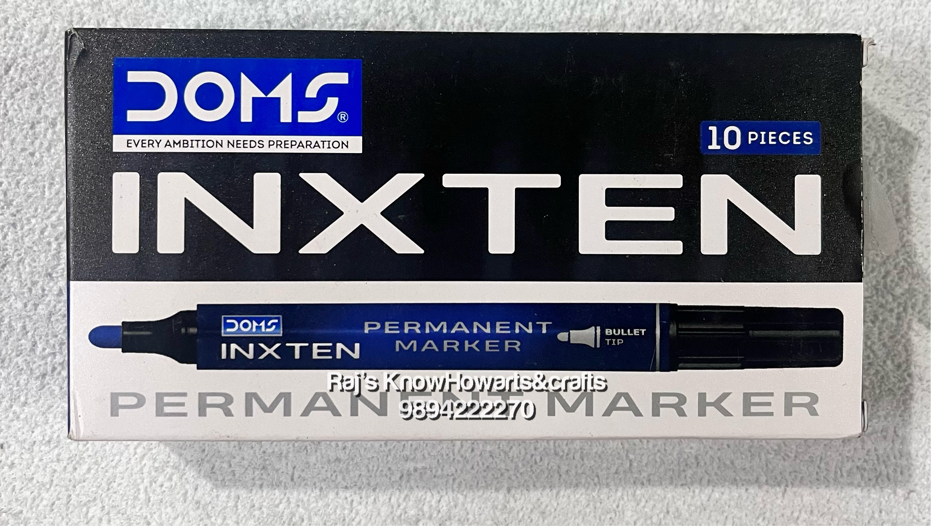 Doms Inxten permanent marker Blue - 2 pc