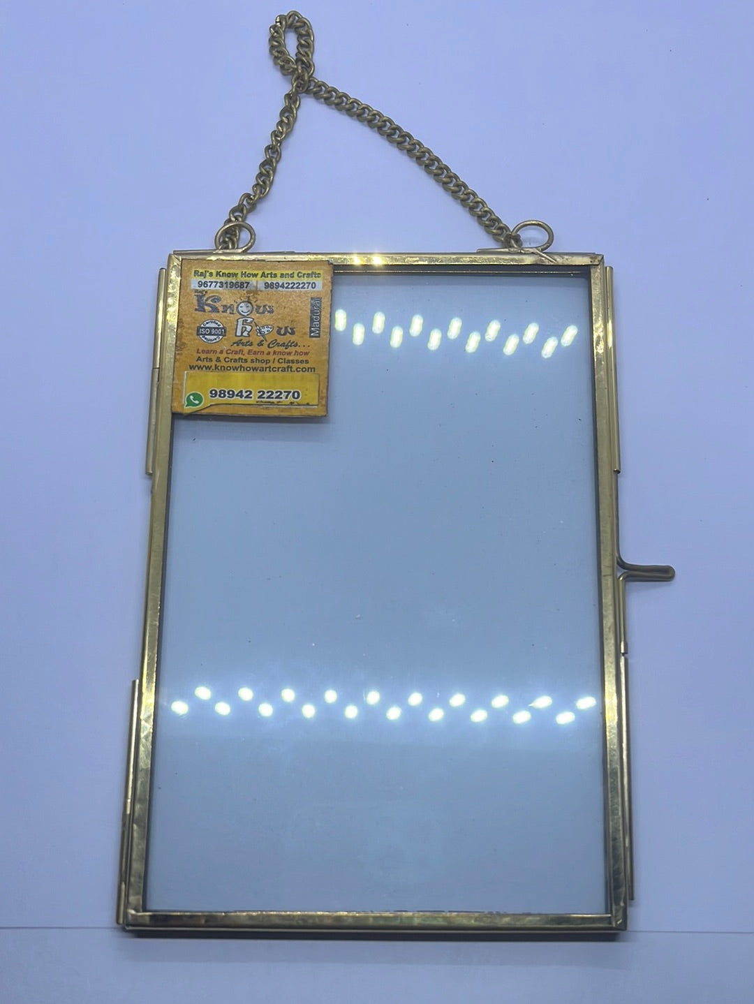 photo frame Rectangle gold color 4*6 inch