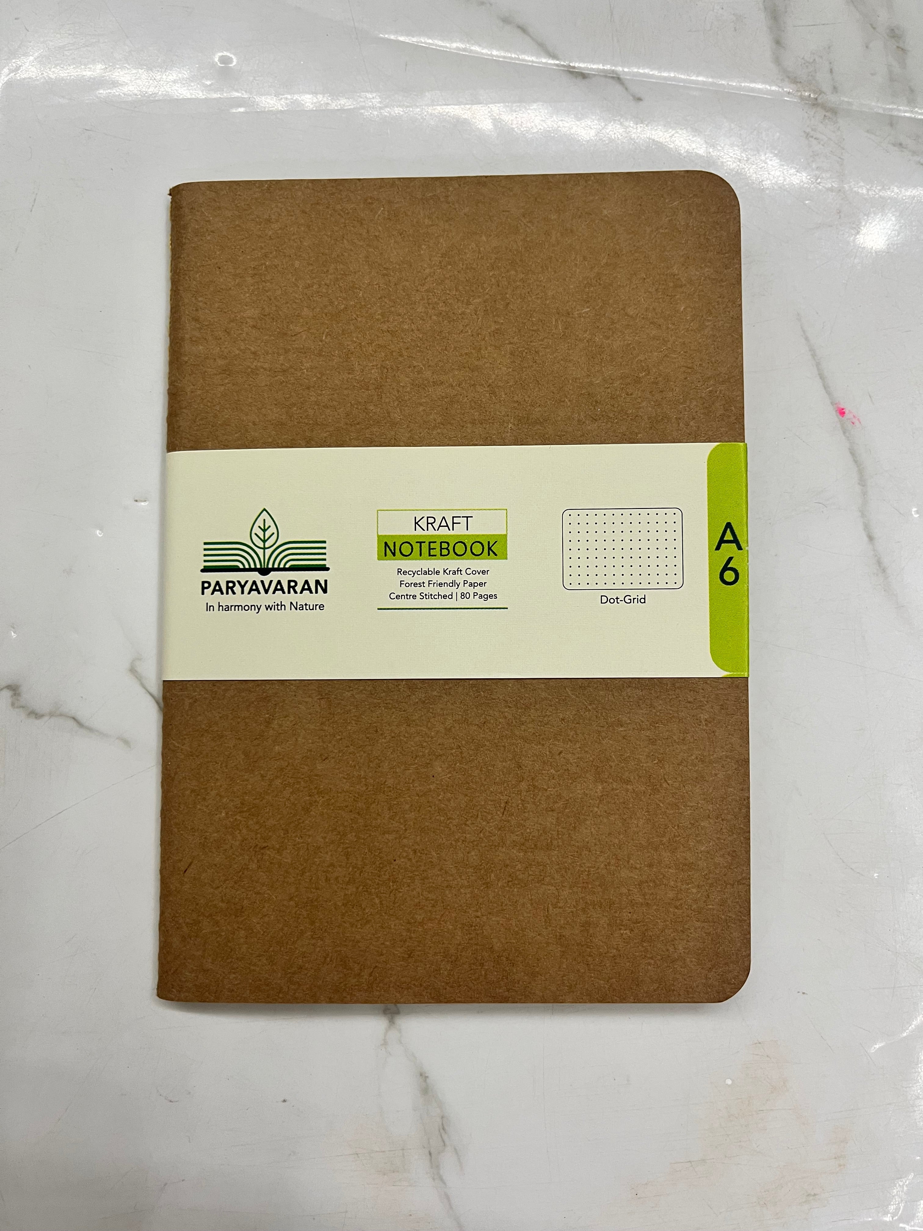 Kraft notebook-A4,A5,A6 grid(KNB3S)