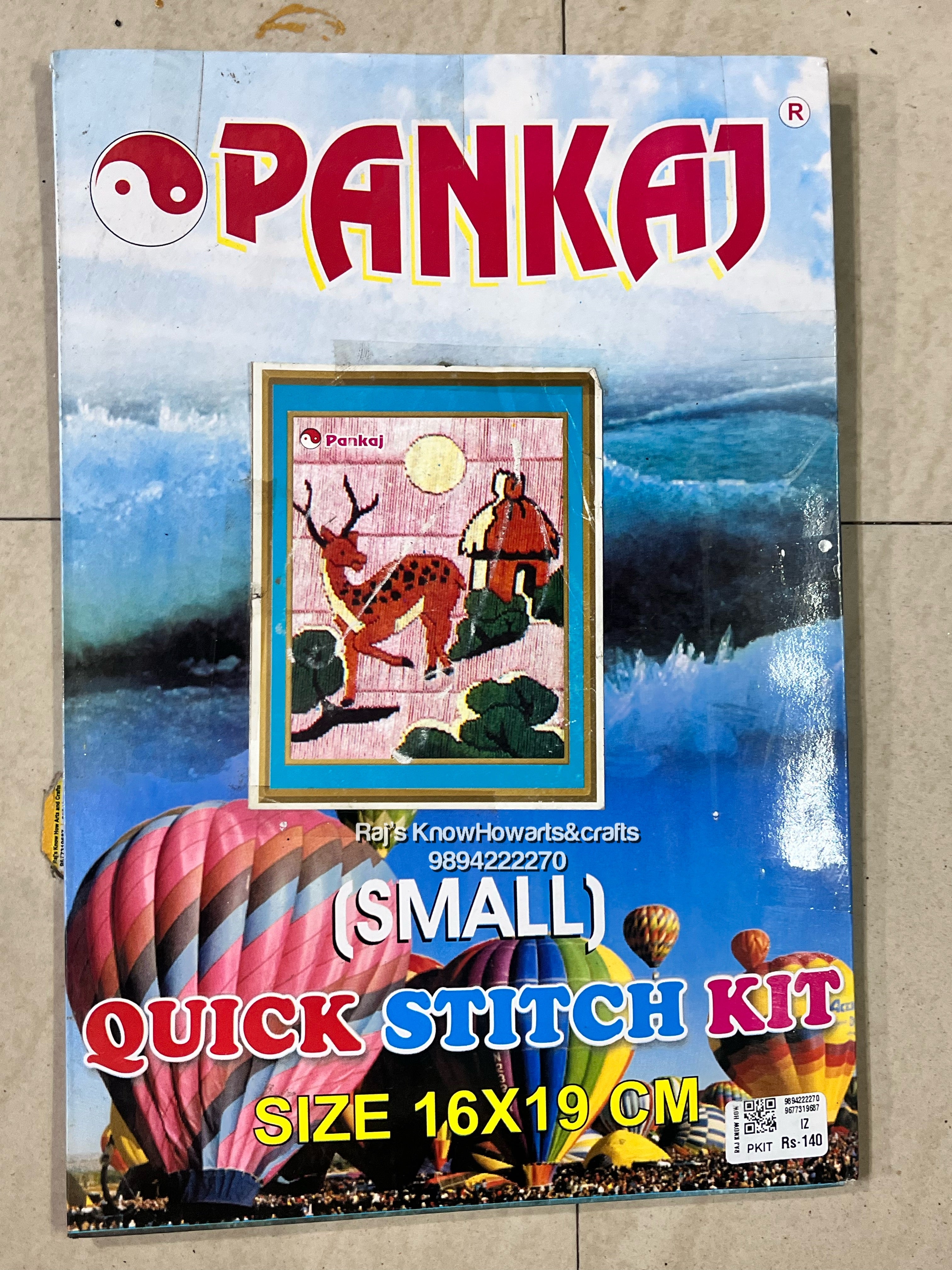 PANKAJ Quick STITCH KIT  small - 16x19cm