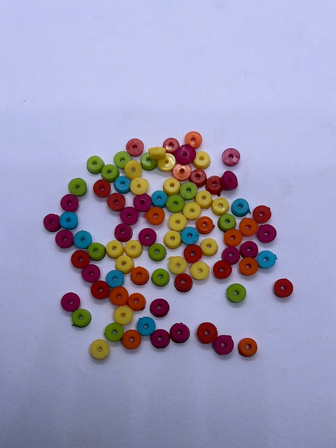 Acrylic Multicoloured   High quality Small beads -50g