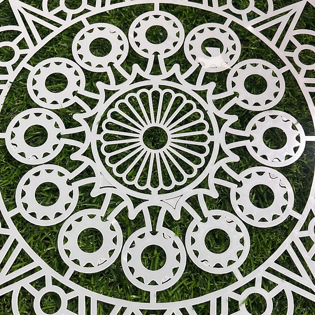 Rangoli stencil design  10