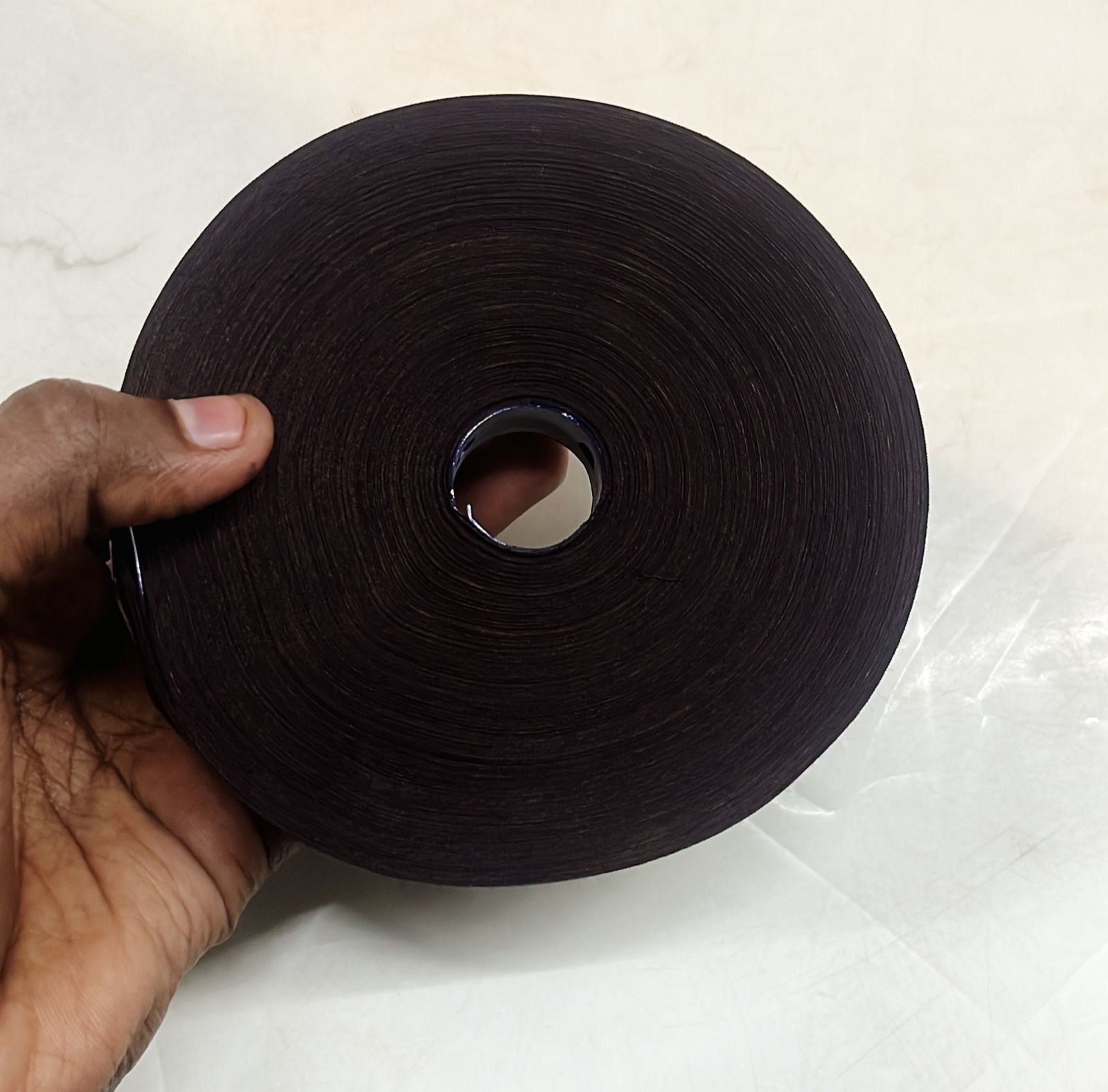 Kores typewriter ribbon roll blue cotton 1.3cmx60m length-1pack