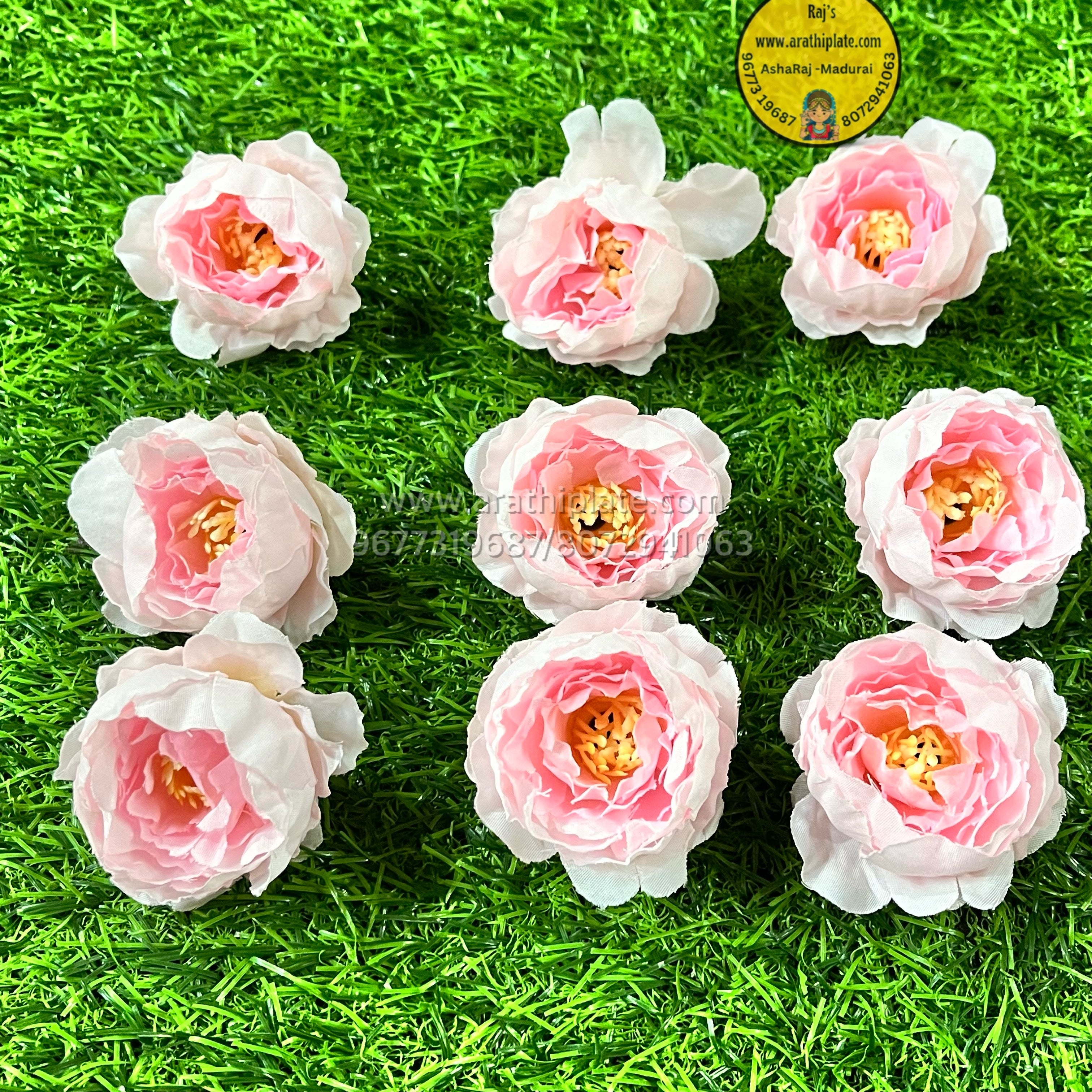 Large Peonies baby  Pink  - 10 pc in a pack