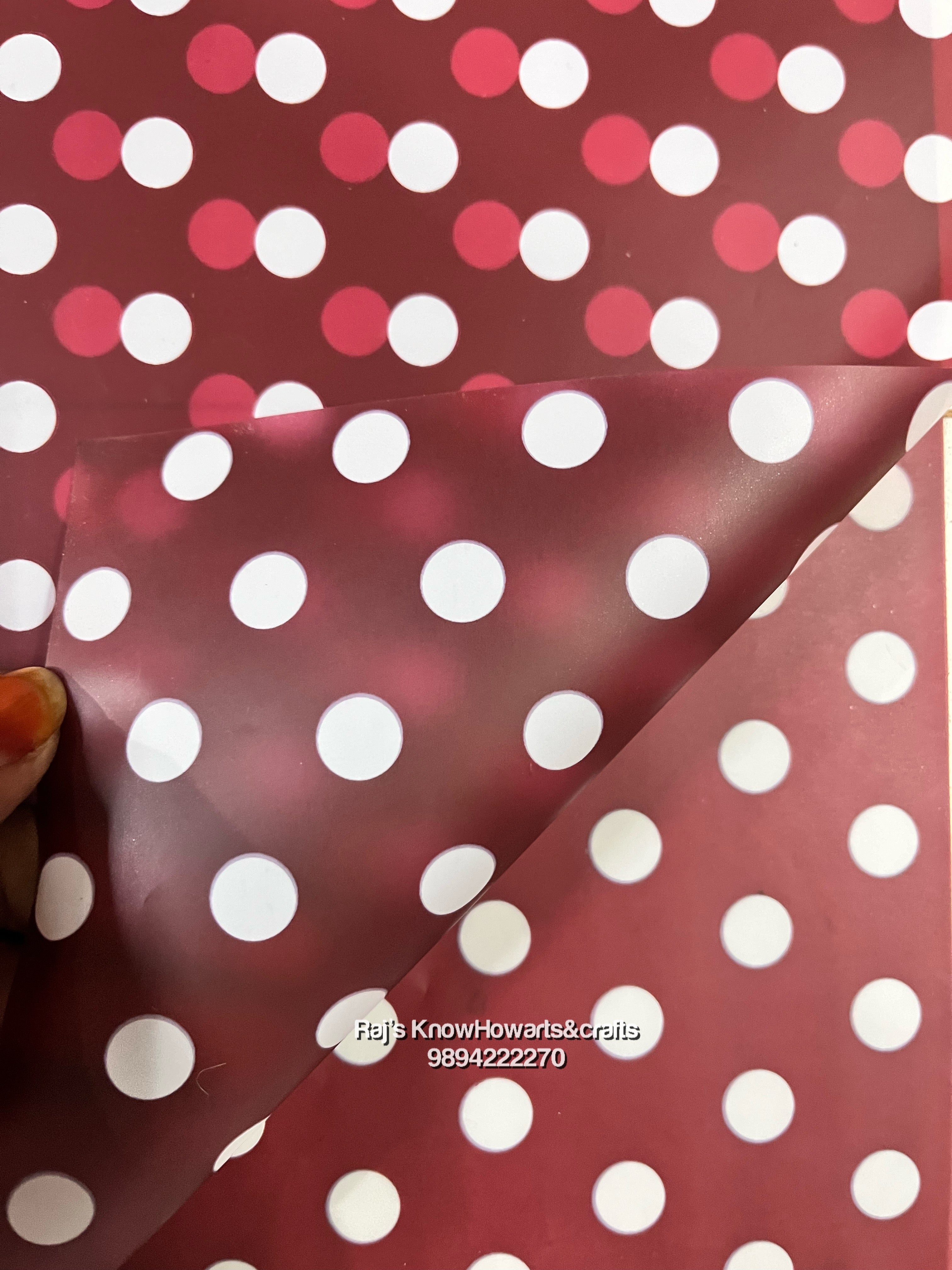 Maroon  Gift Paper 20 sheet pack