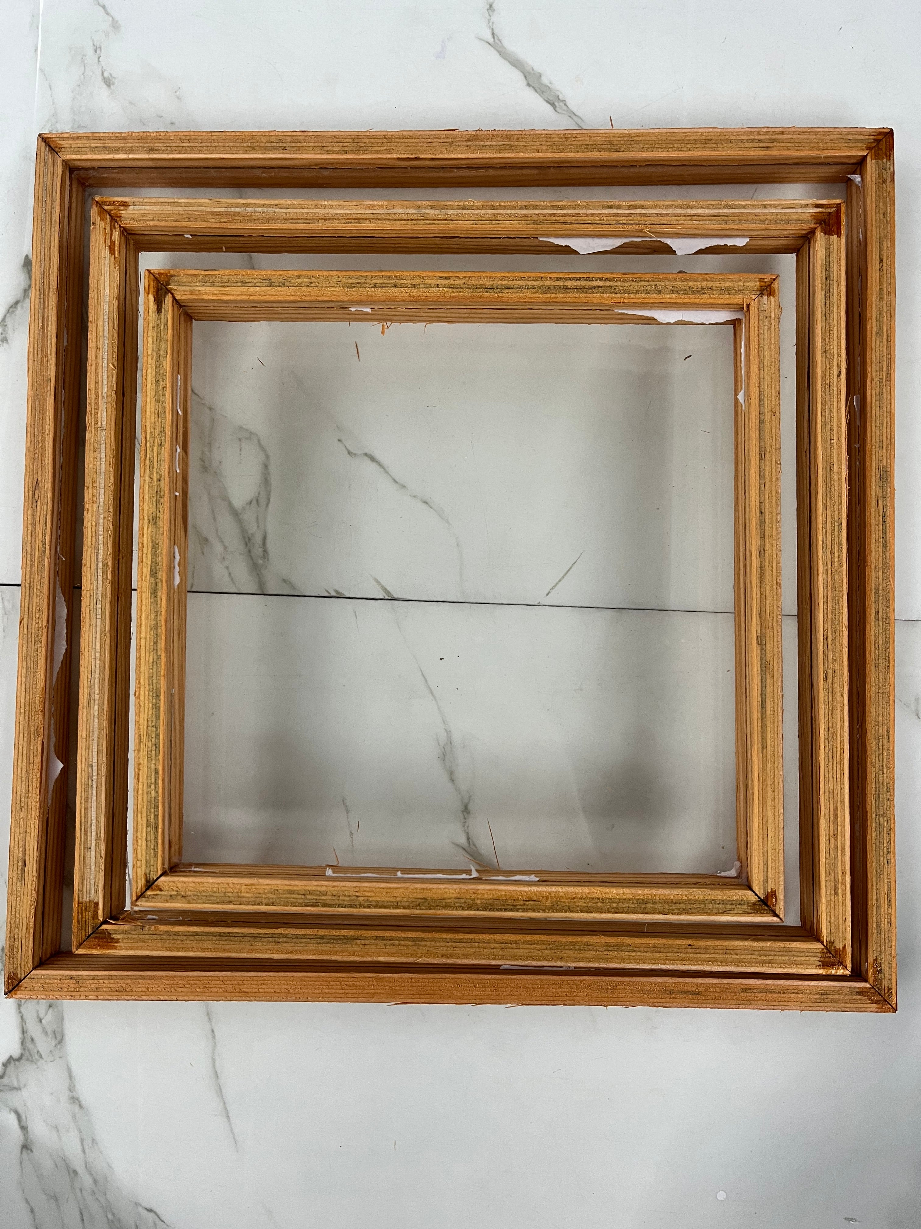 Transparent Acrylic tray set 12”, 10”, 8” (Set of 3)