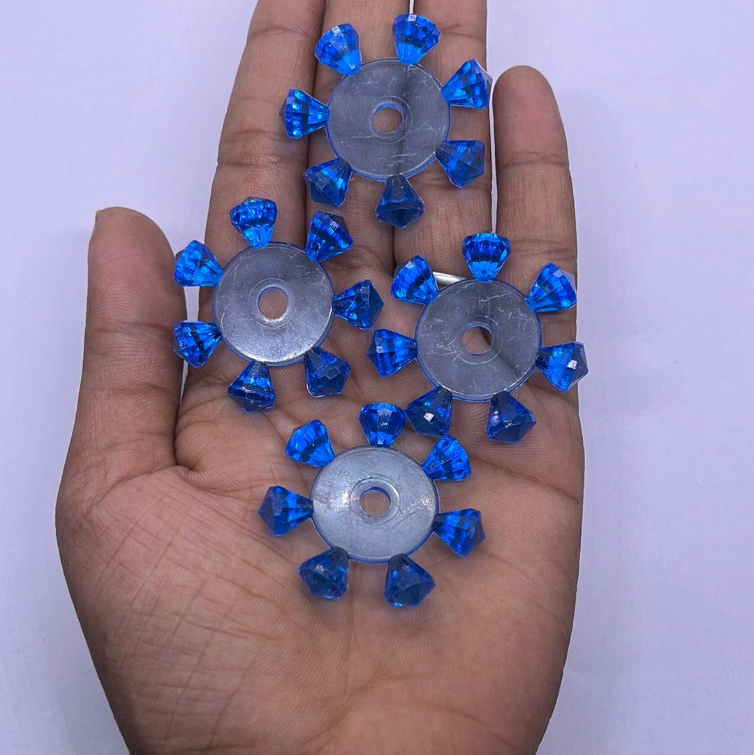 Star acrylic beads  100 g 1