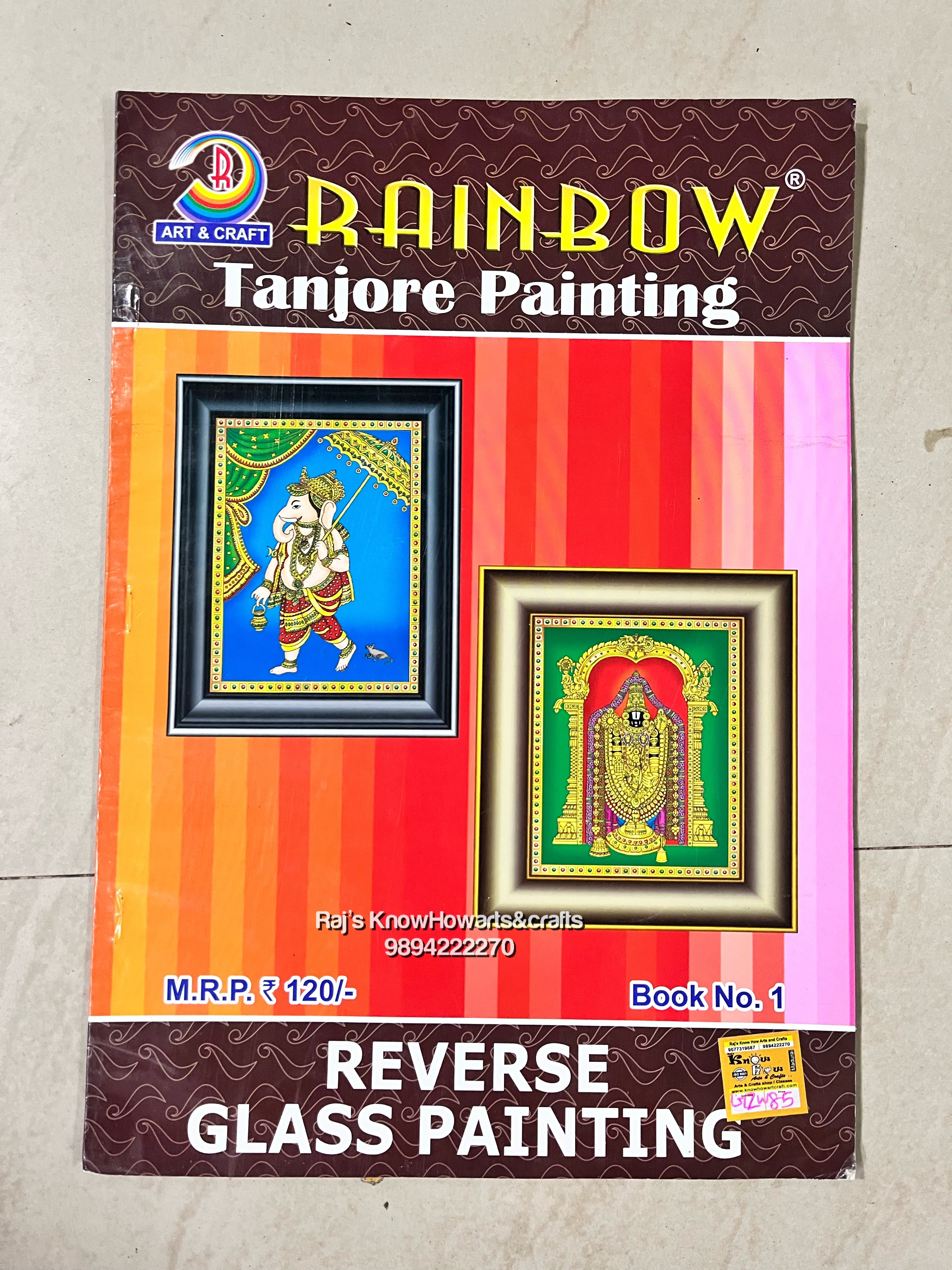 Rainbow Tanjore paintings