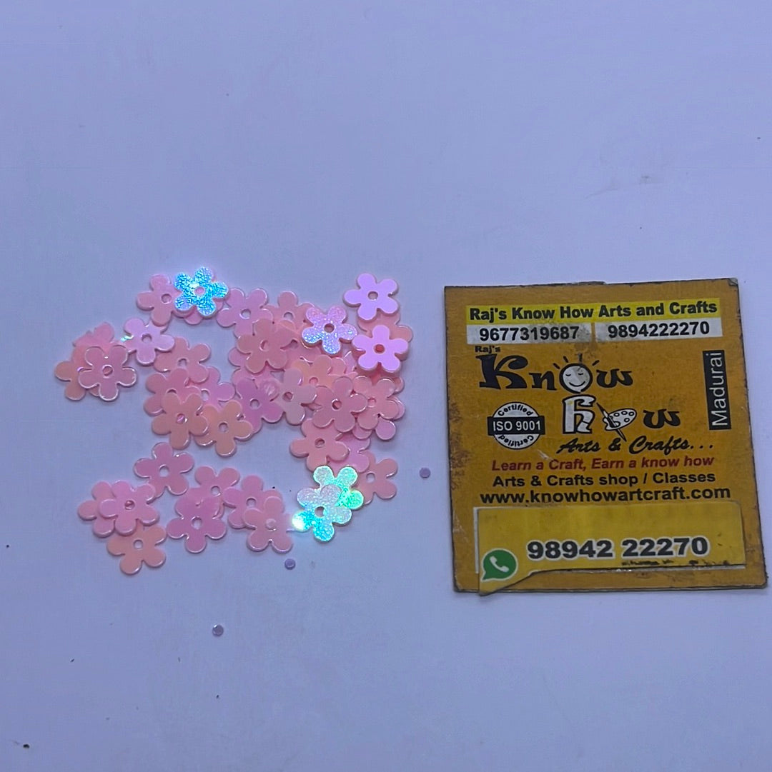 Flower glitter resin fillers