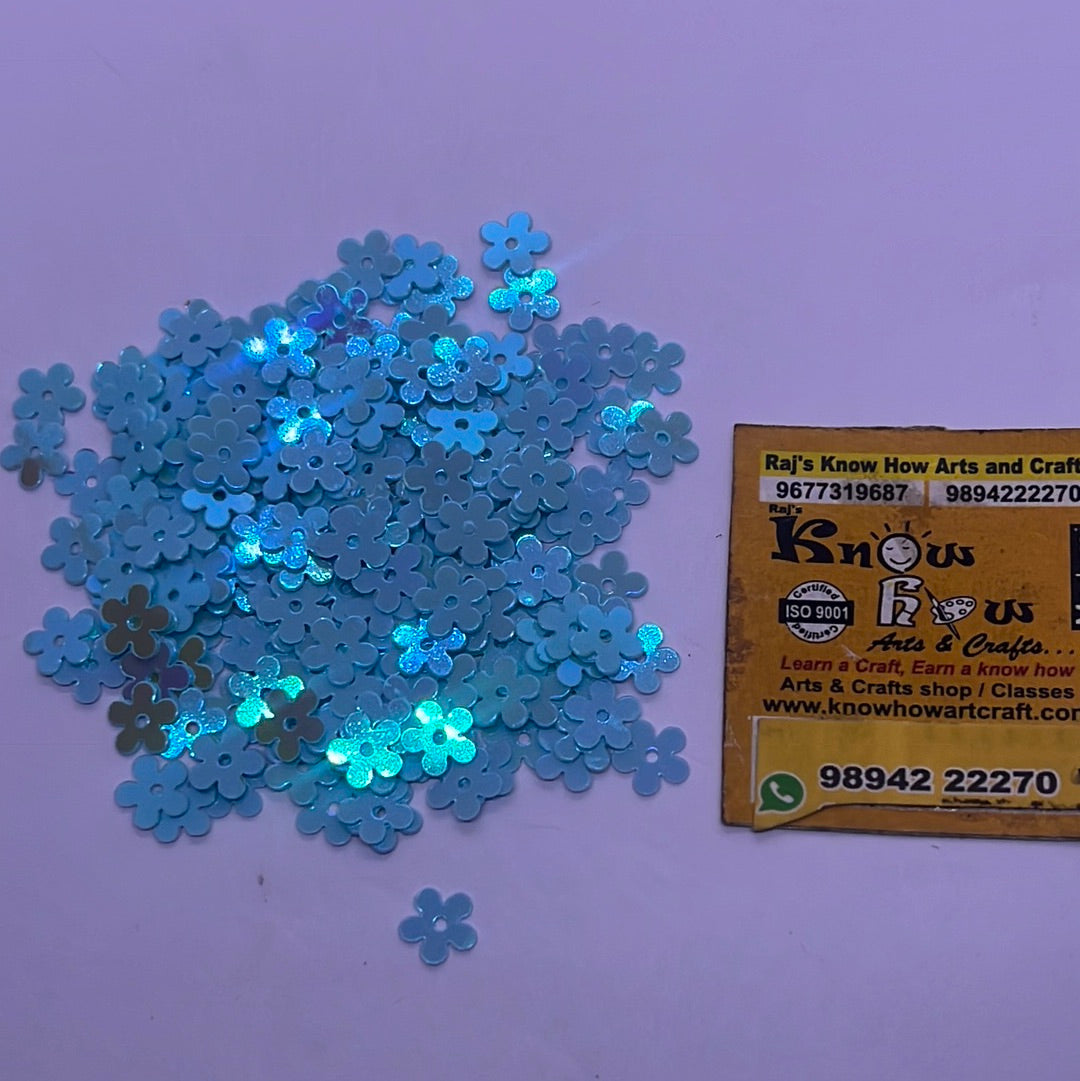 Flower glitter resin fillers