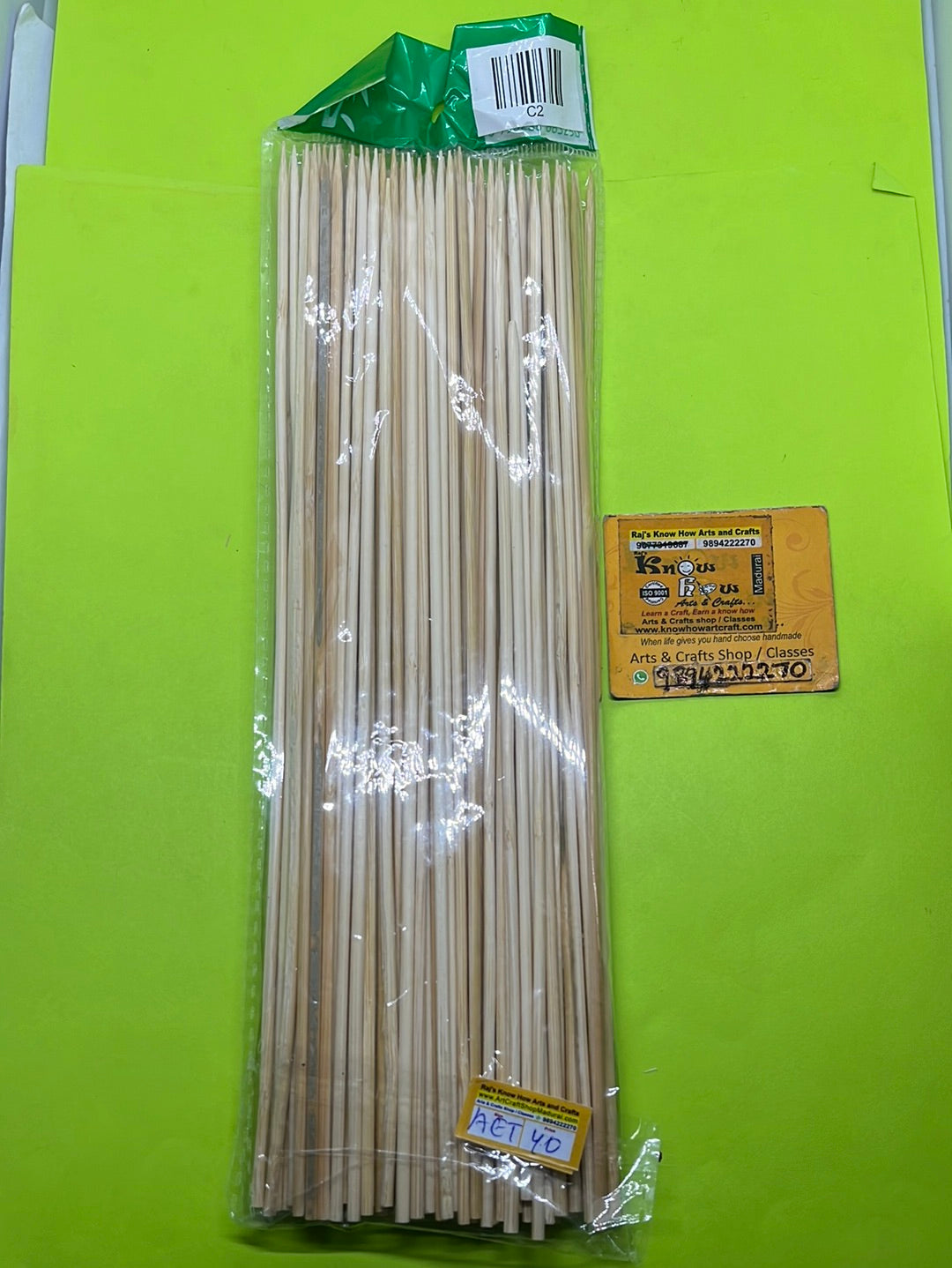 Bamboo skewers for wooden sticks 2