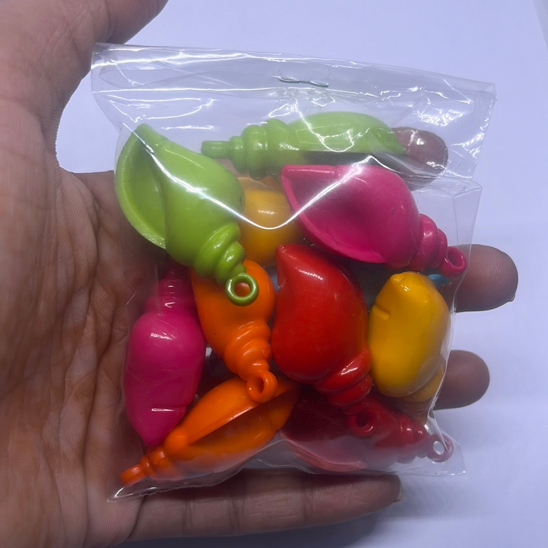 400 Random Mixed Acrylic Turtle Tortoise Beads For Crafting (BB678)