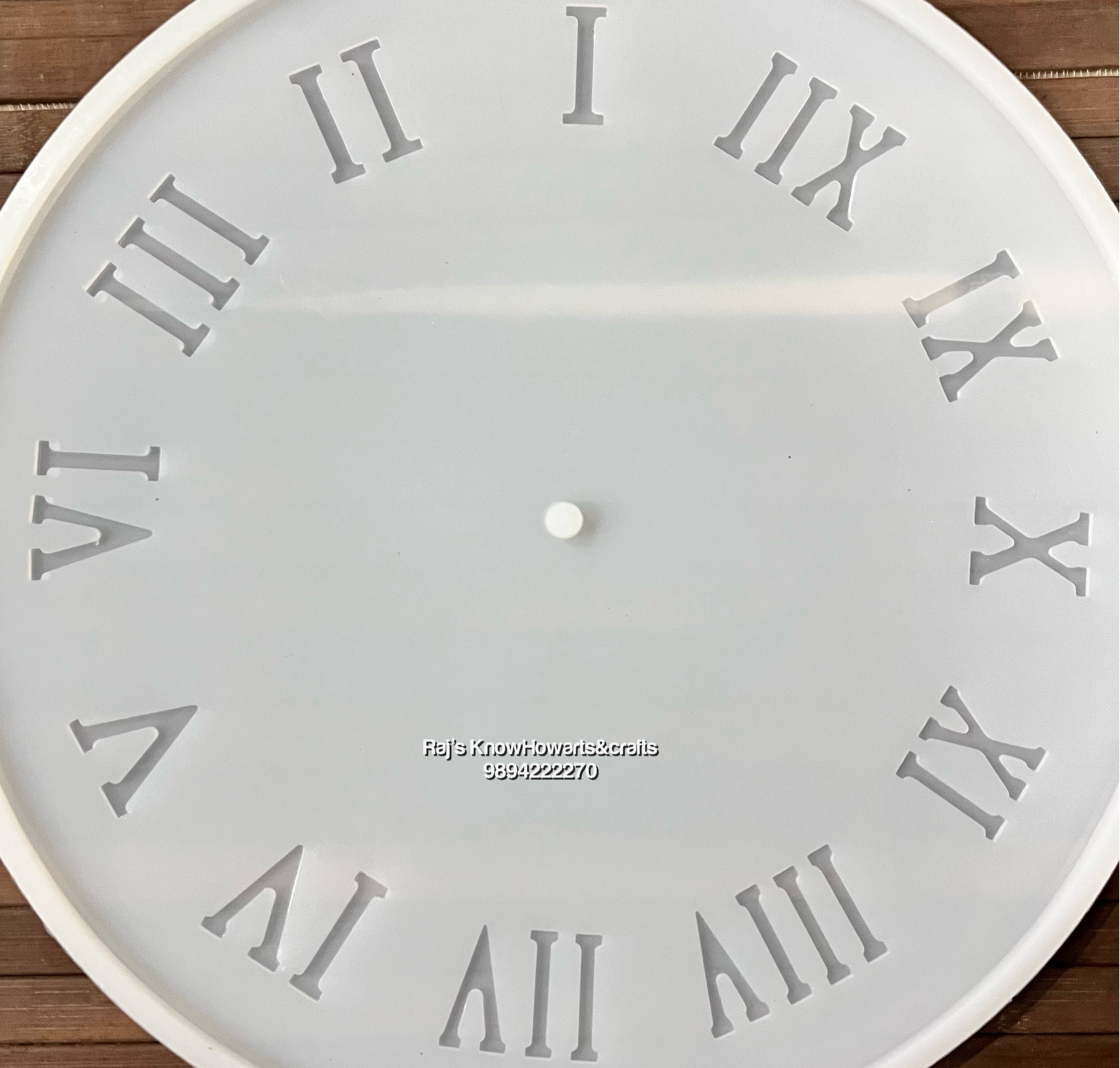 12 inch  clock resin mold