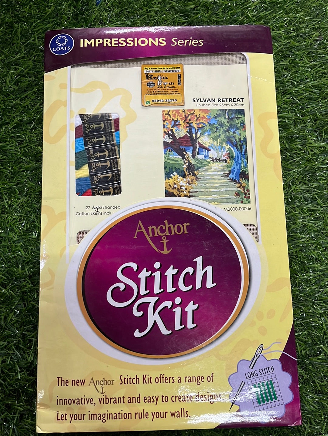 Anchor stitch embroidery kit sylvan retreat  finished size 25cm x 30cm