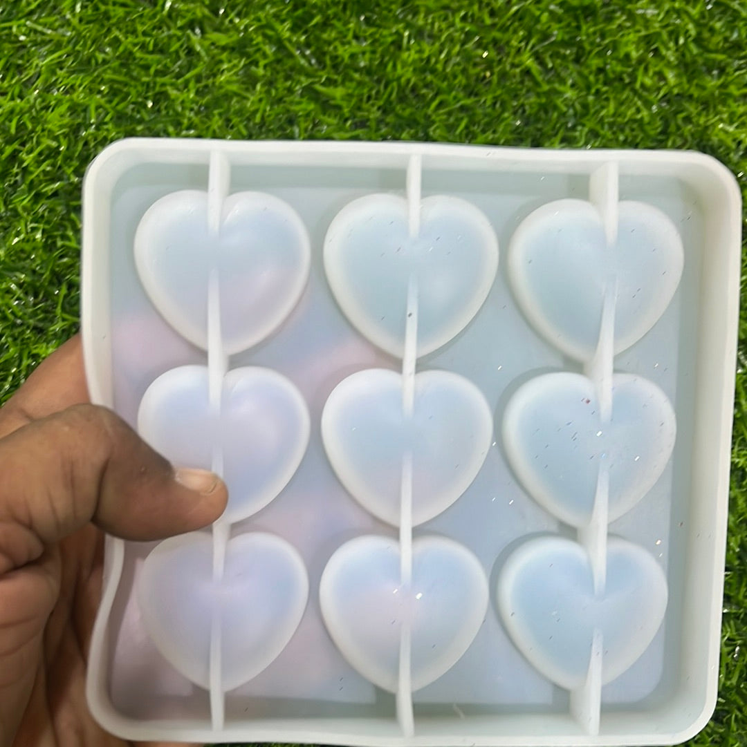 9 in 1 heart mold