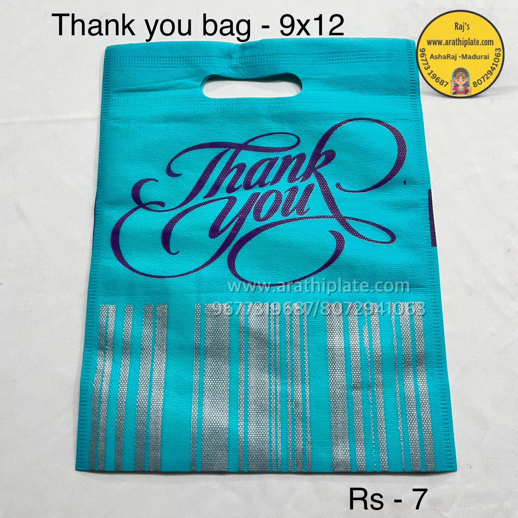 Thankyou bag 9x12 - 25 pc