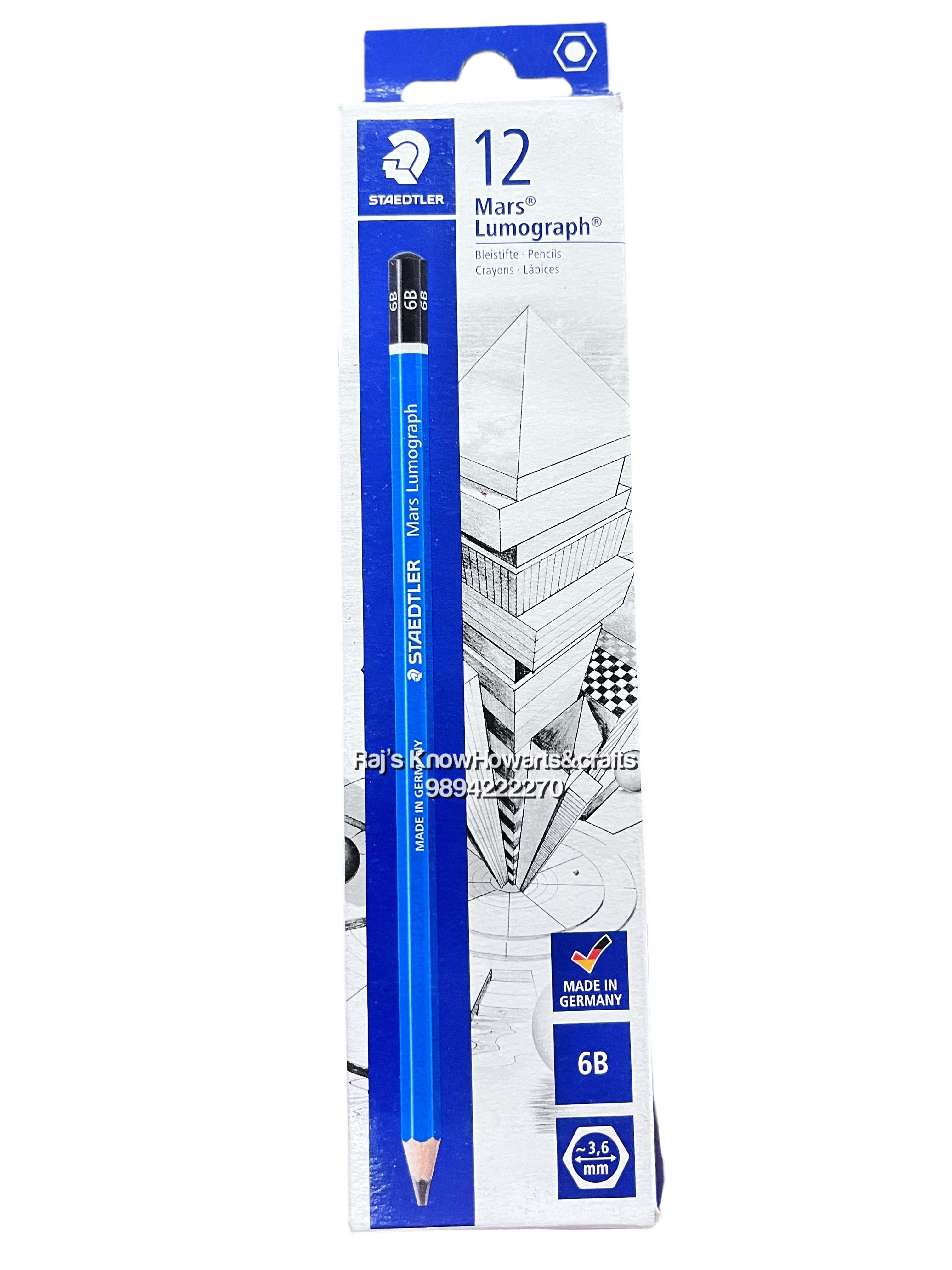 Staedtler  Pencil-6B 1 pencil