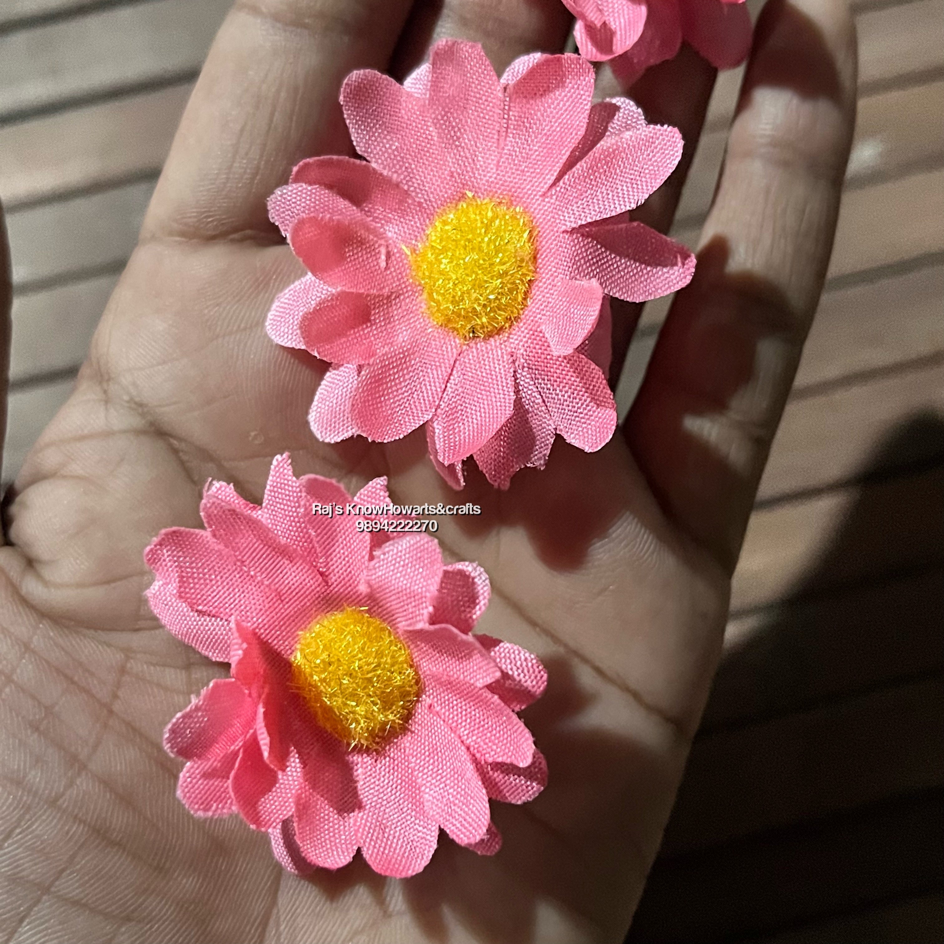 Daisy Flower pink - 10 piece in a Pack