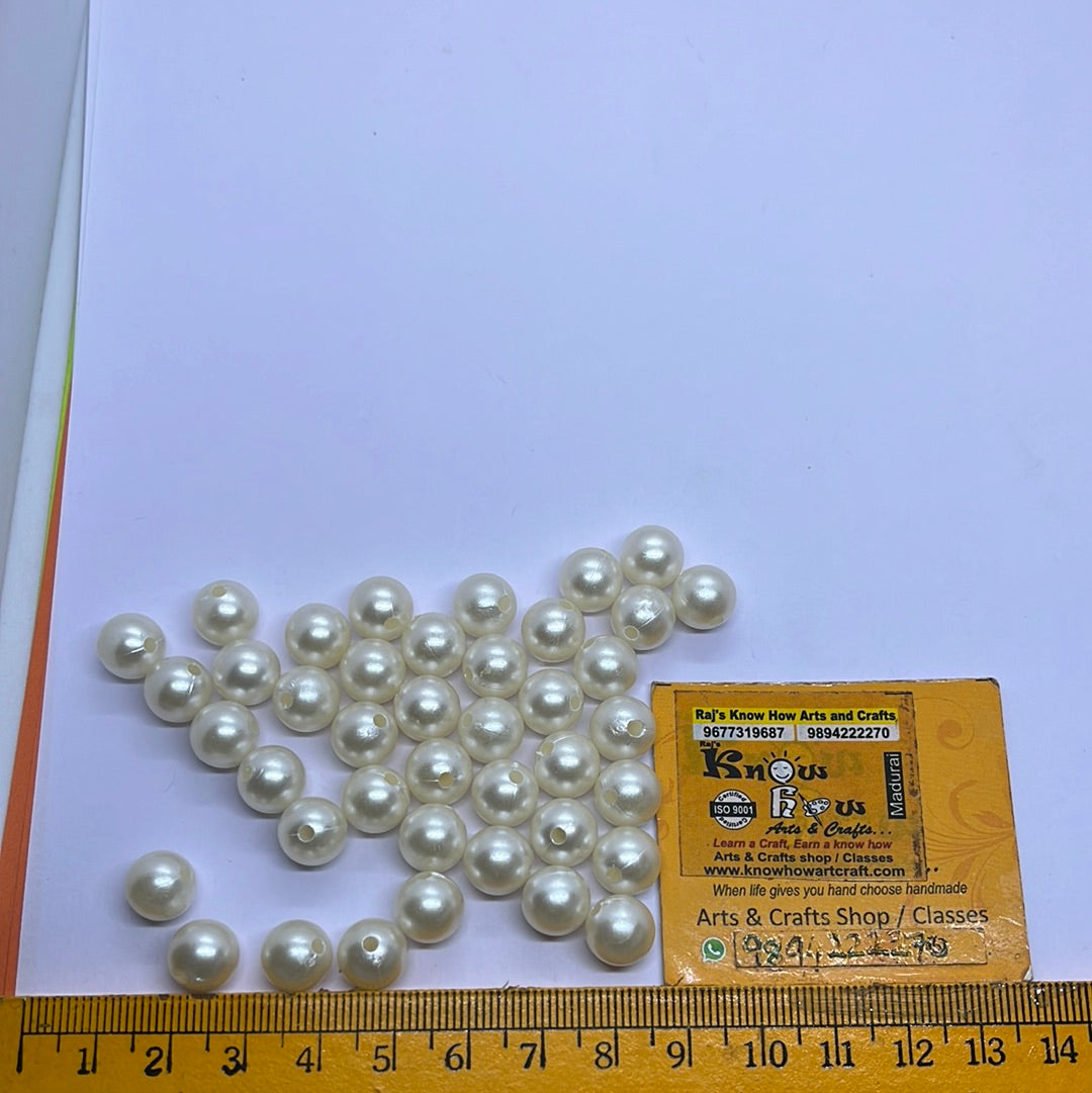 10mm Round  Pearl   25 g