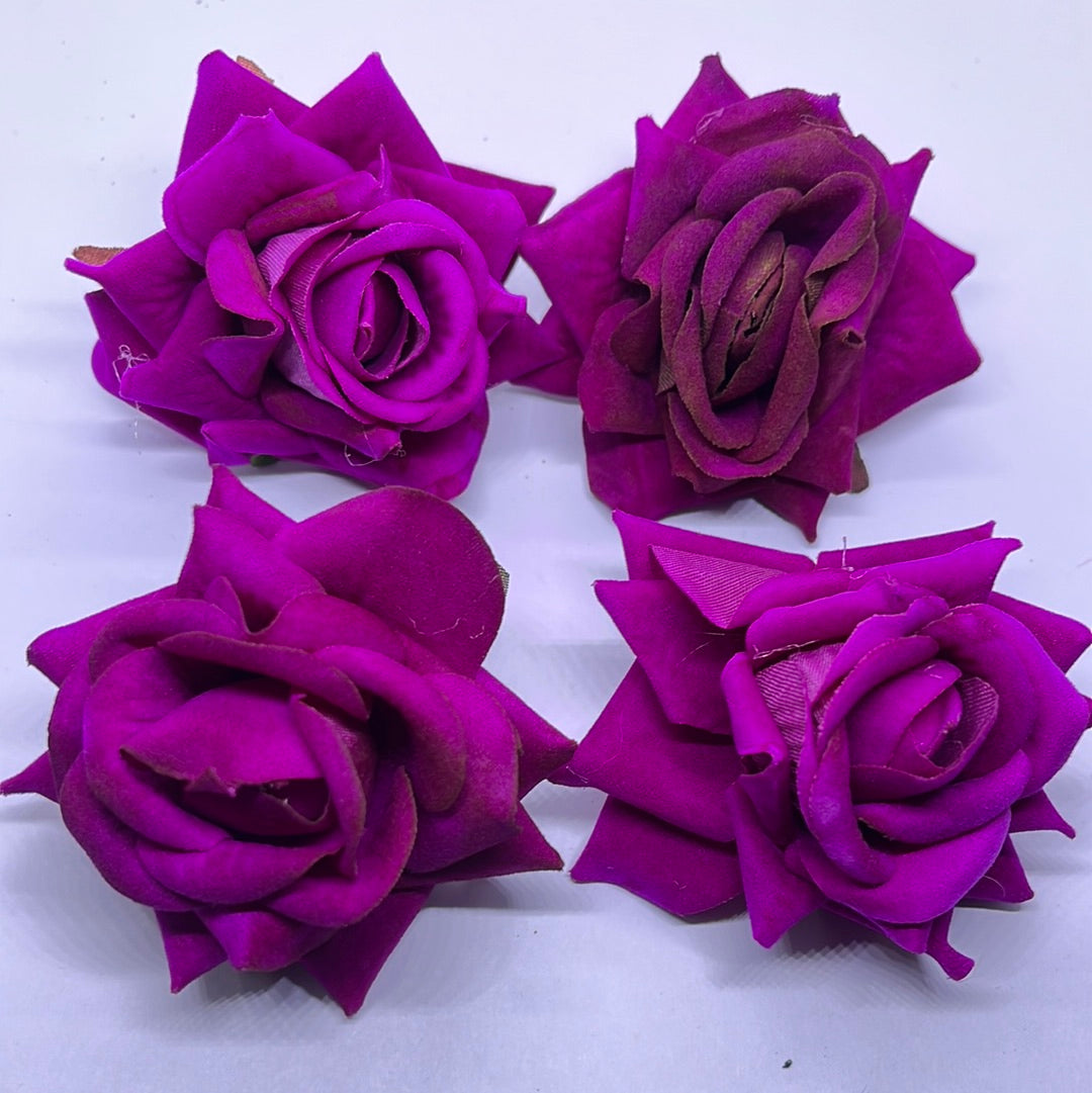 Purple  beautiful big  flower in 10 piece