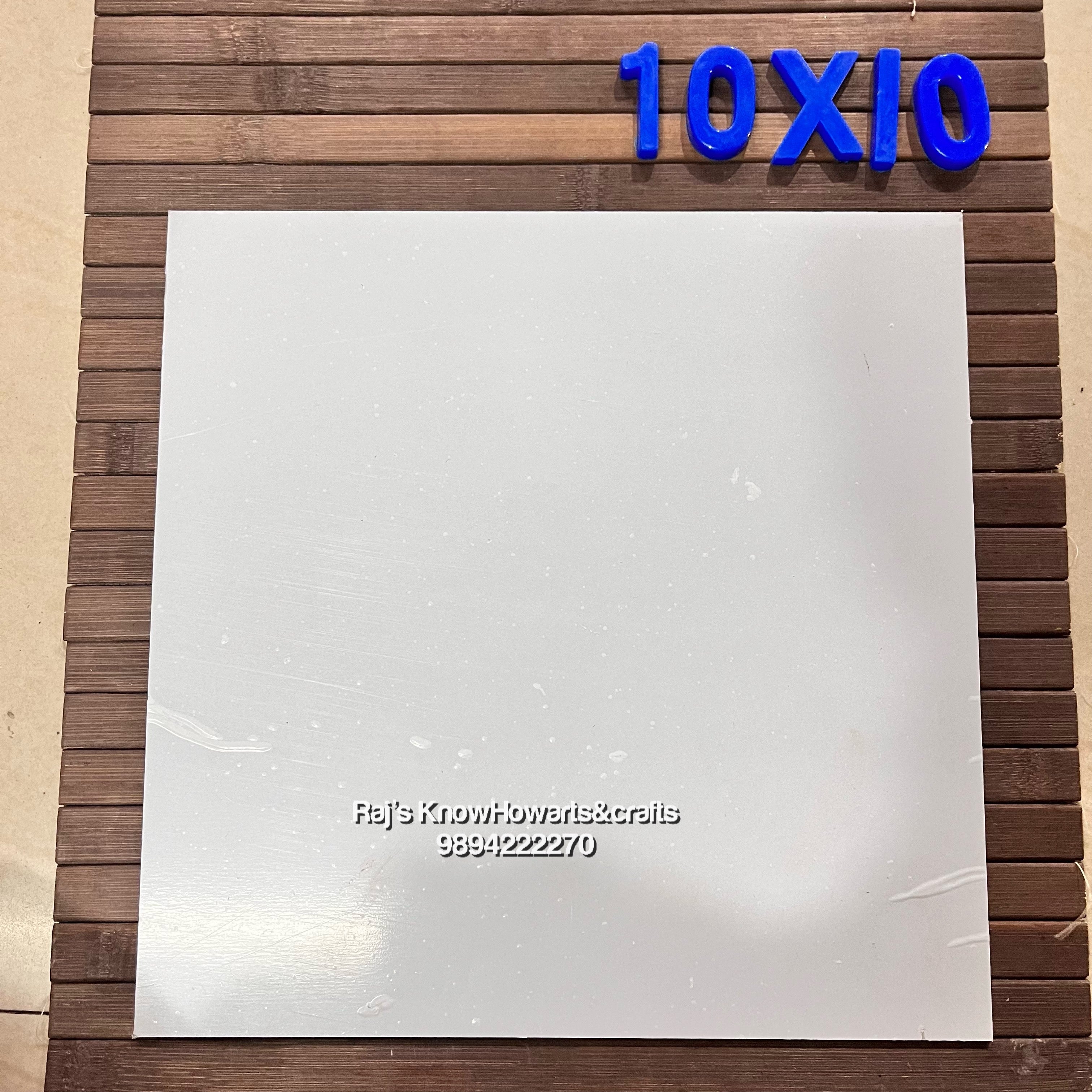 10*10Acrylic square Transparent sheets