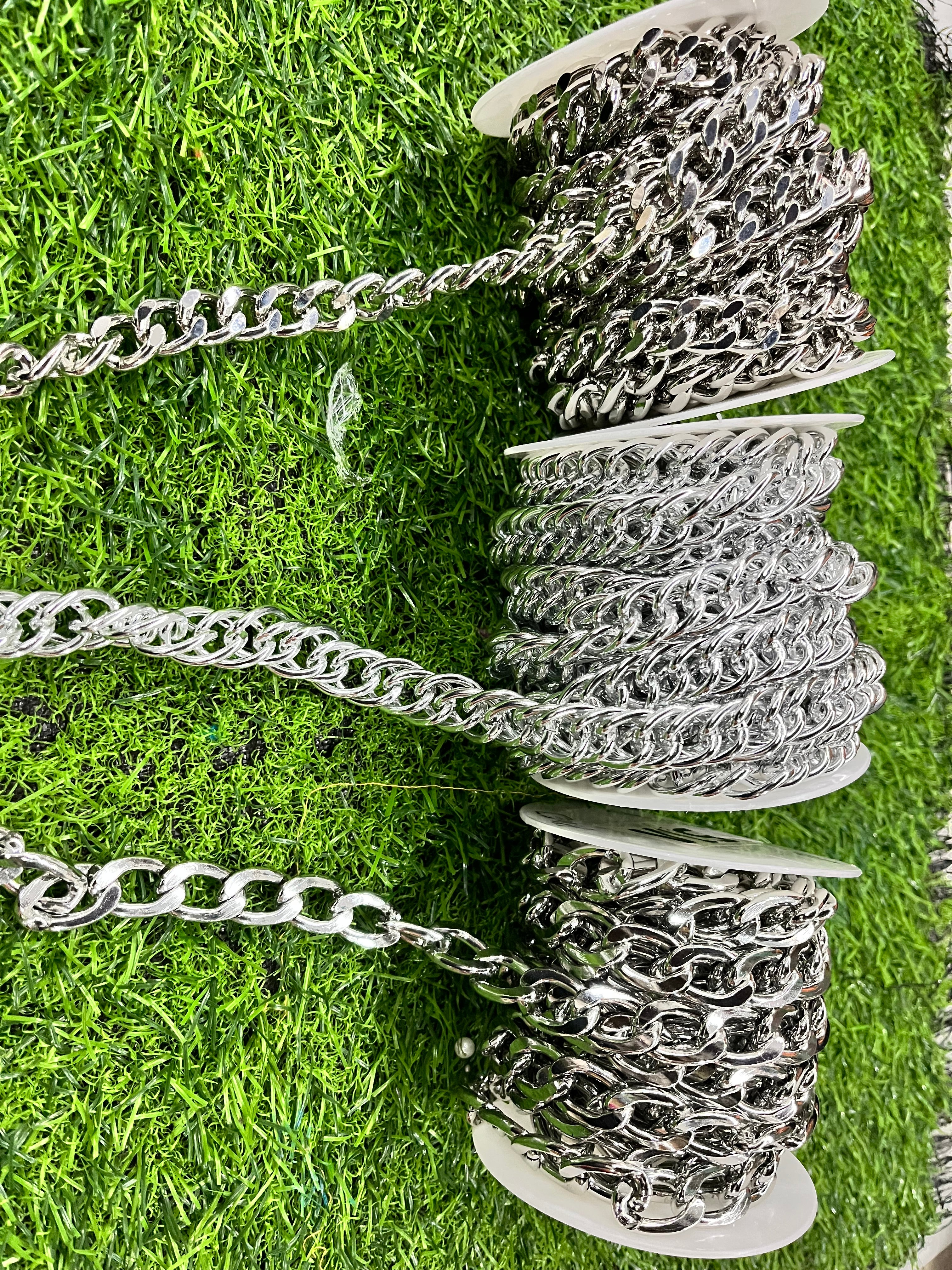 Men’s silver chain 1 meter
