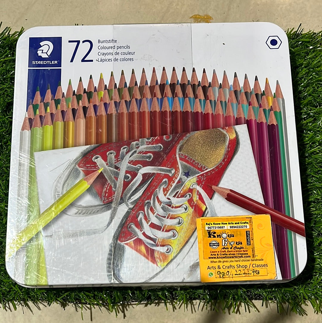 72 Buntstifte coloured pencils crayons