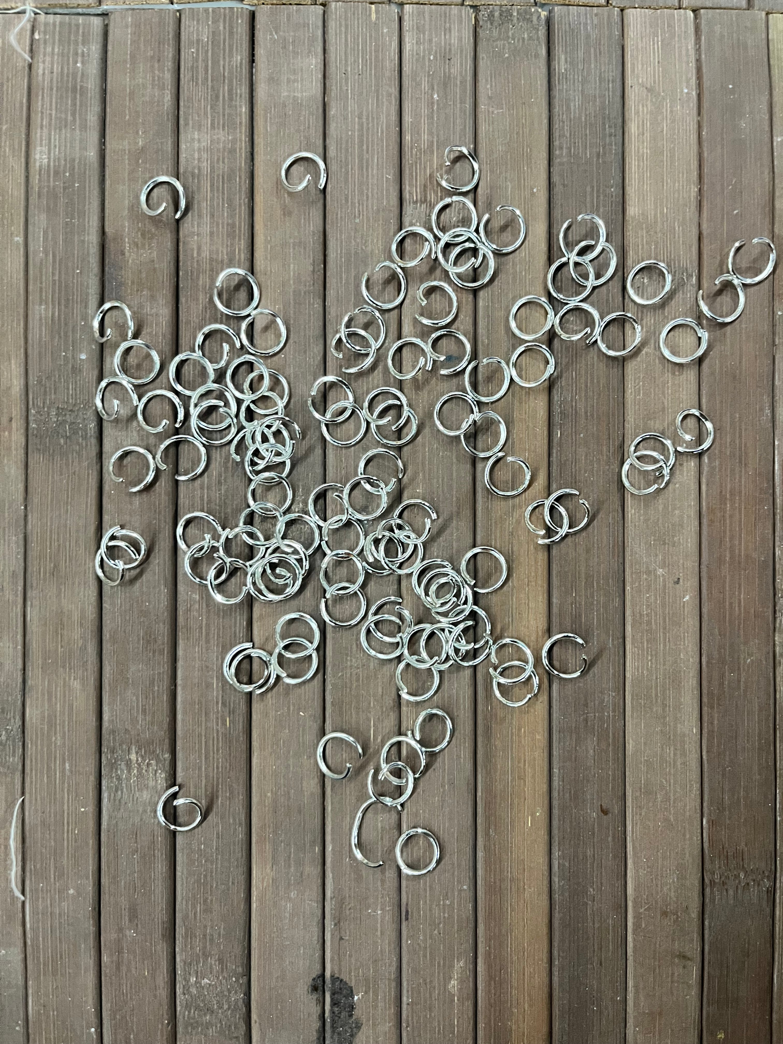 Thick keychain holder rings 10 mm-25g 50 approx
