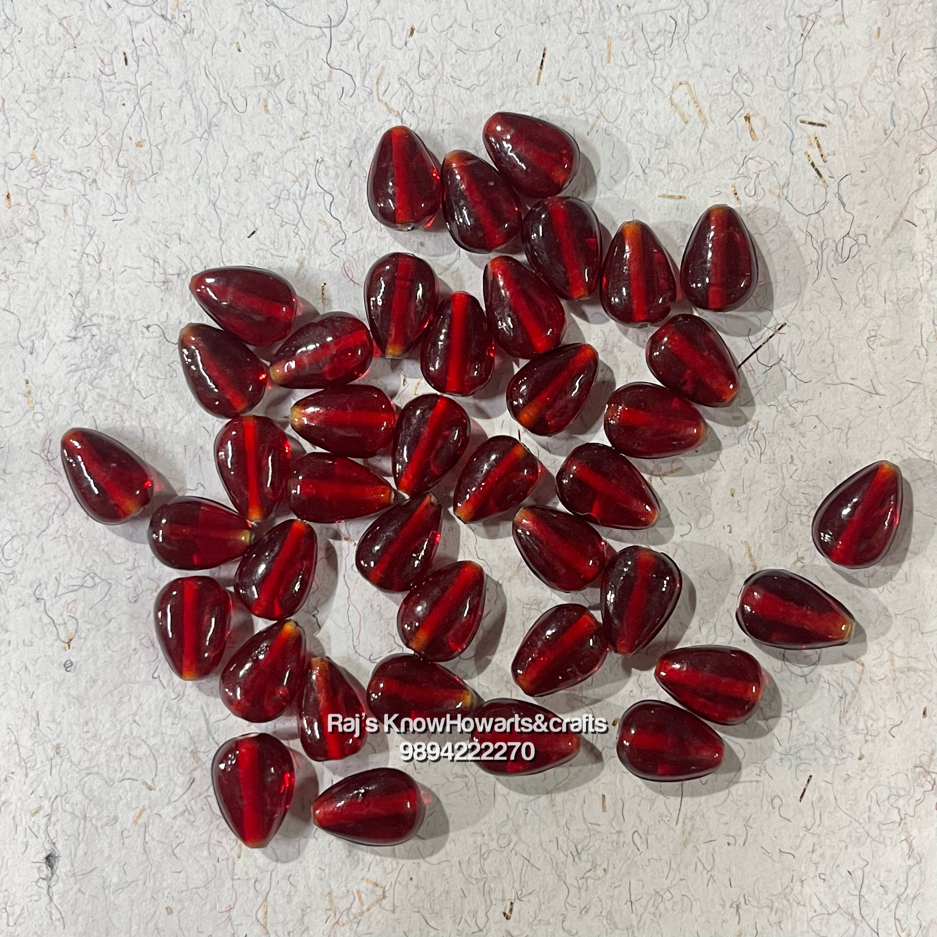 Pomegranate beads 50g