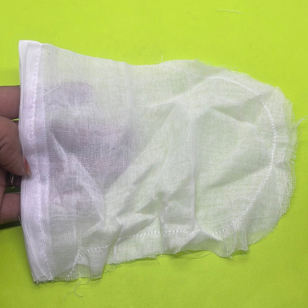 Arabic gum filter cloth